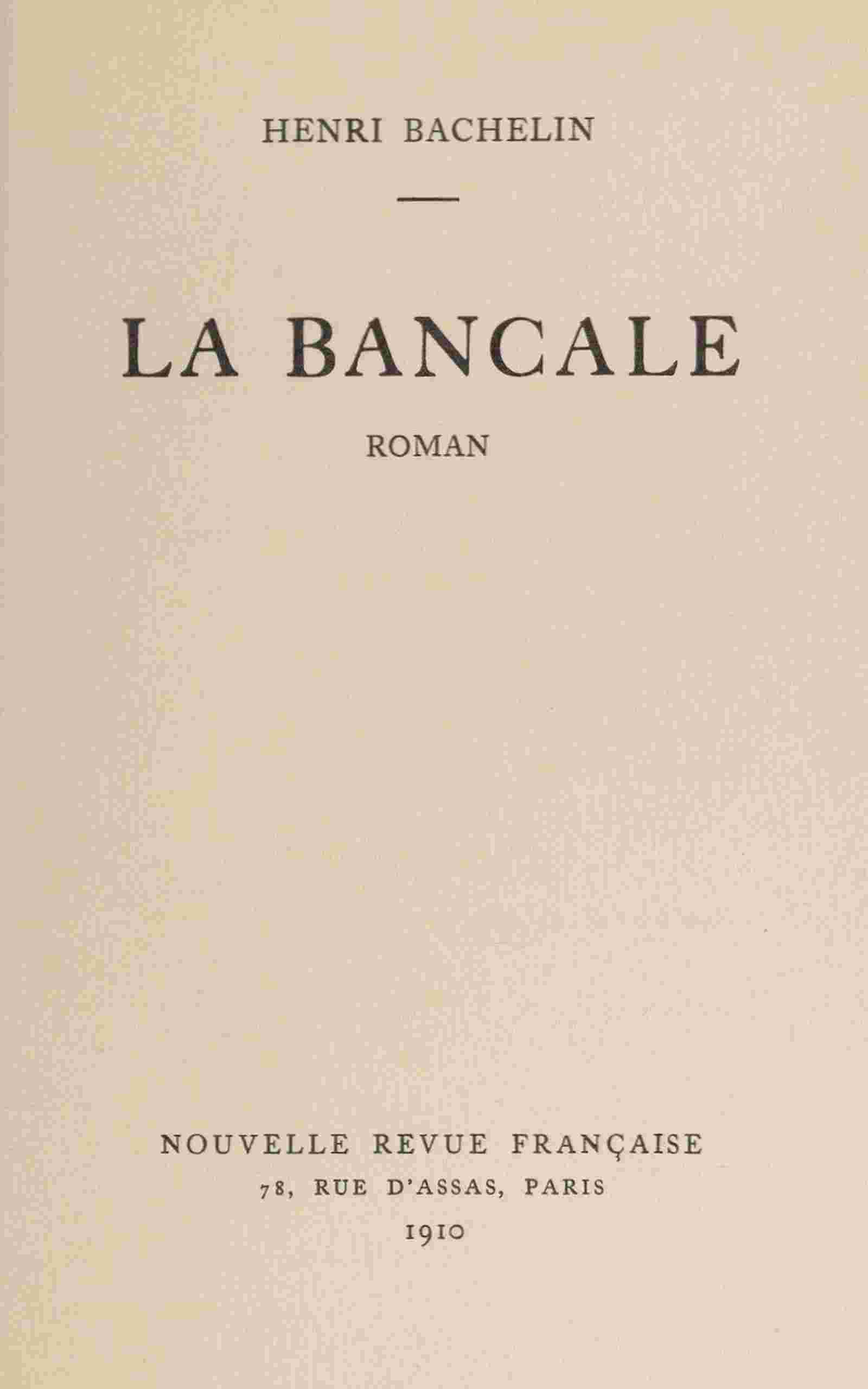 La bancale cover