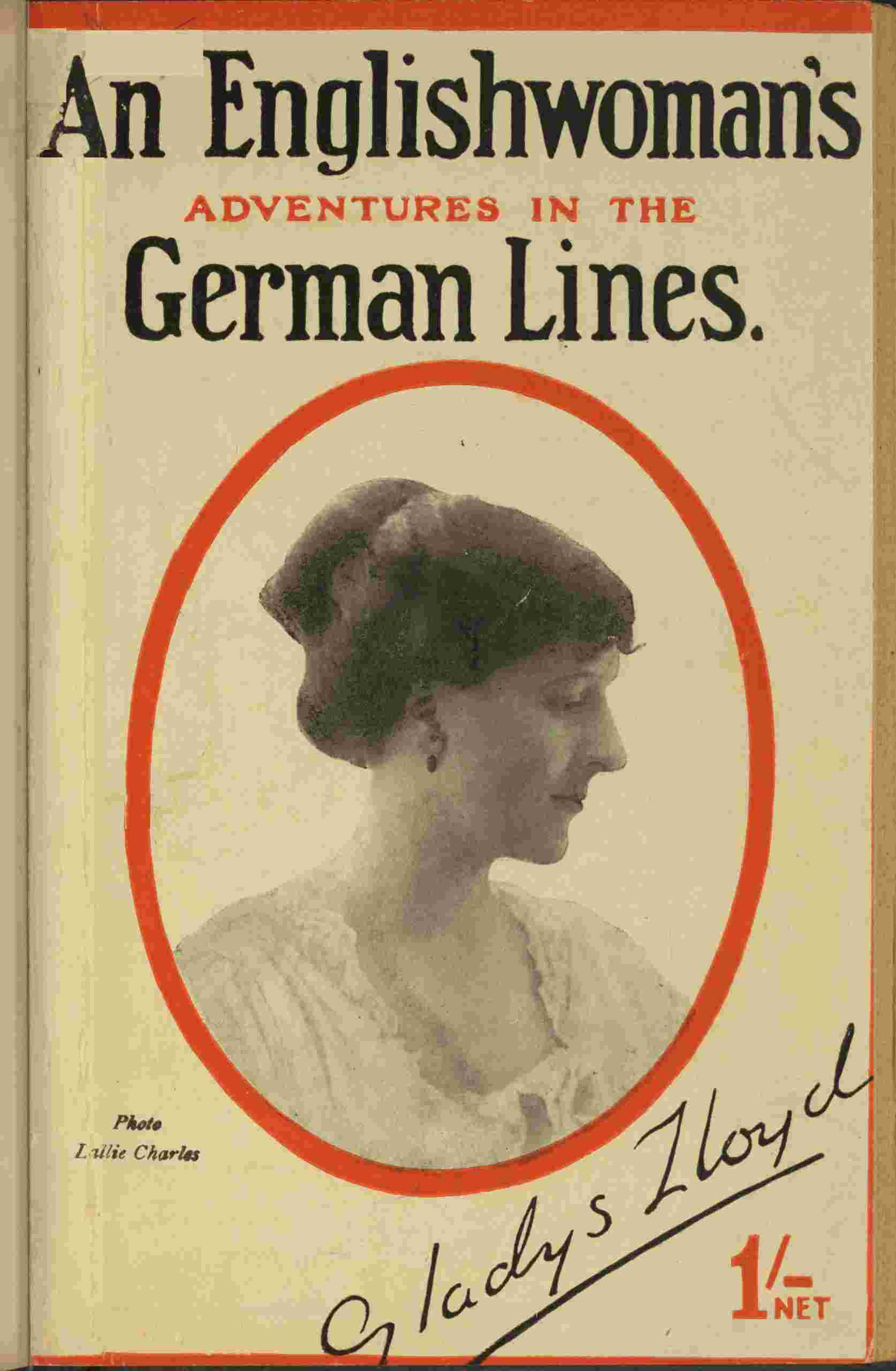 An Englishwoman's adventures in the German lines cover