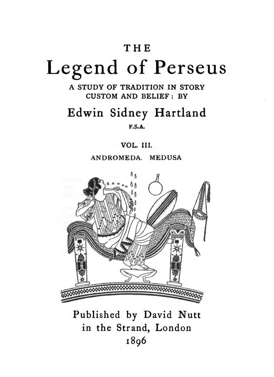 The legend of Perseus, Volume 3 (of 3) cover