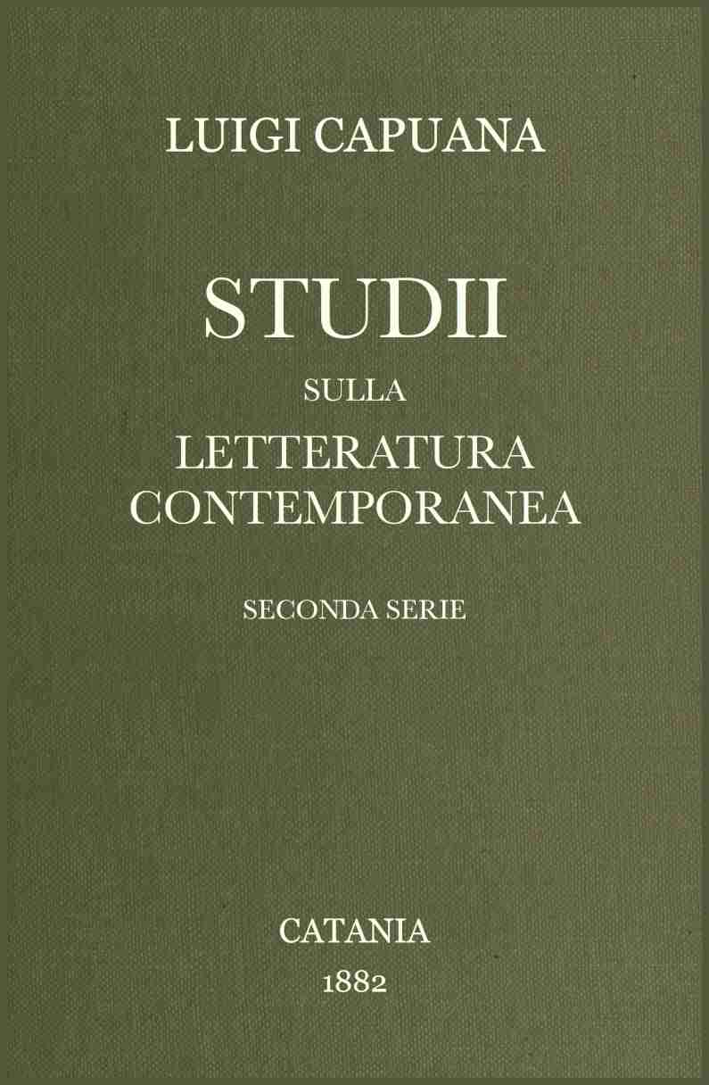 Studii sulla letteratura contemporanea cover