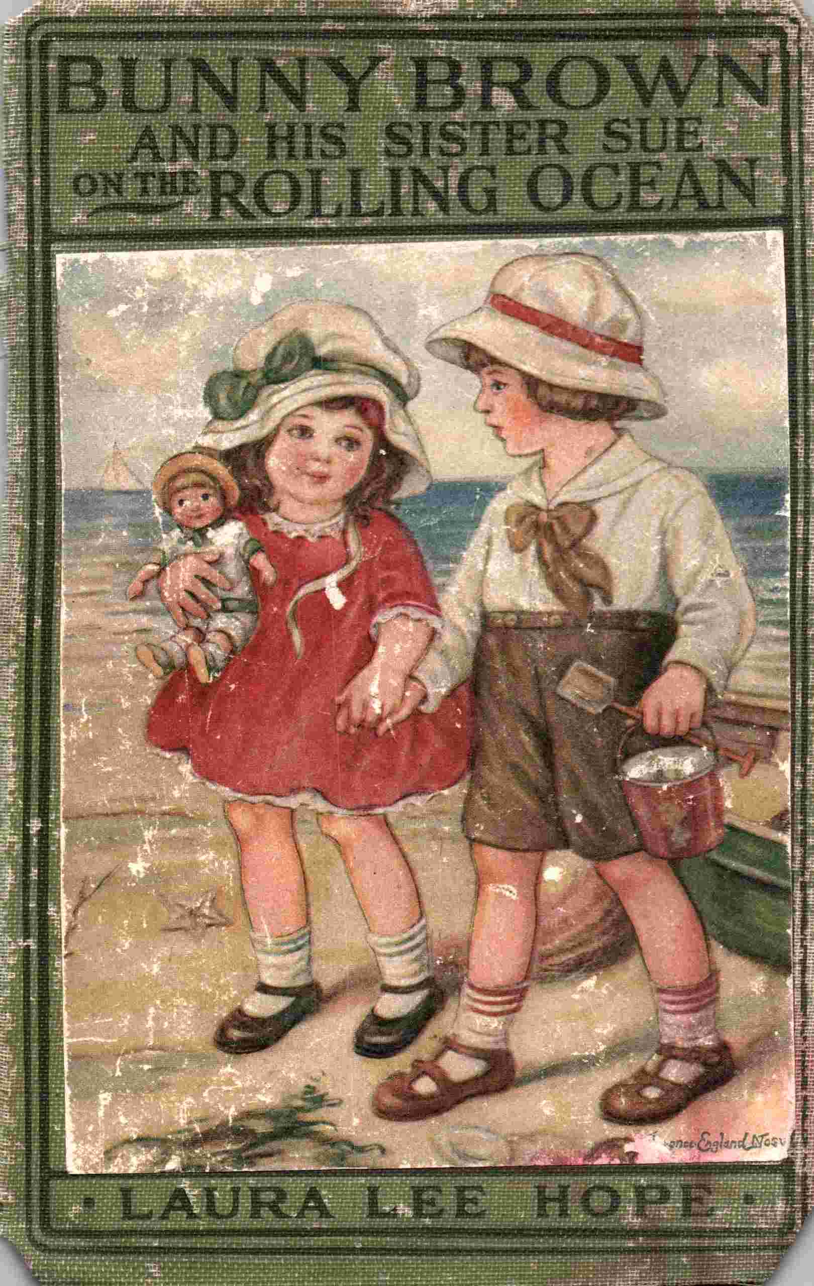 Bunny Brown and his sister Sue on the rolling ocean cover