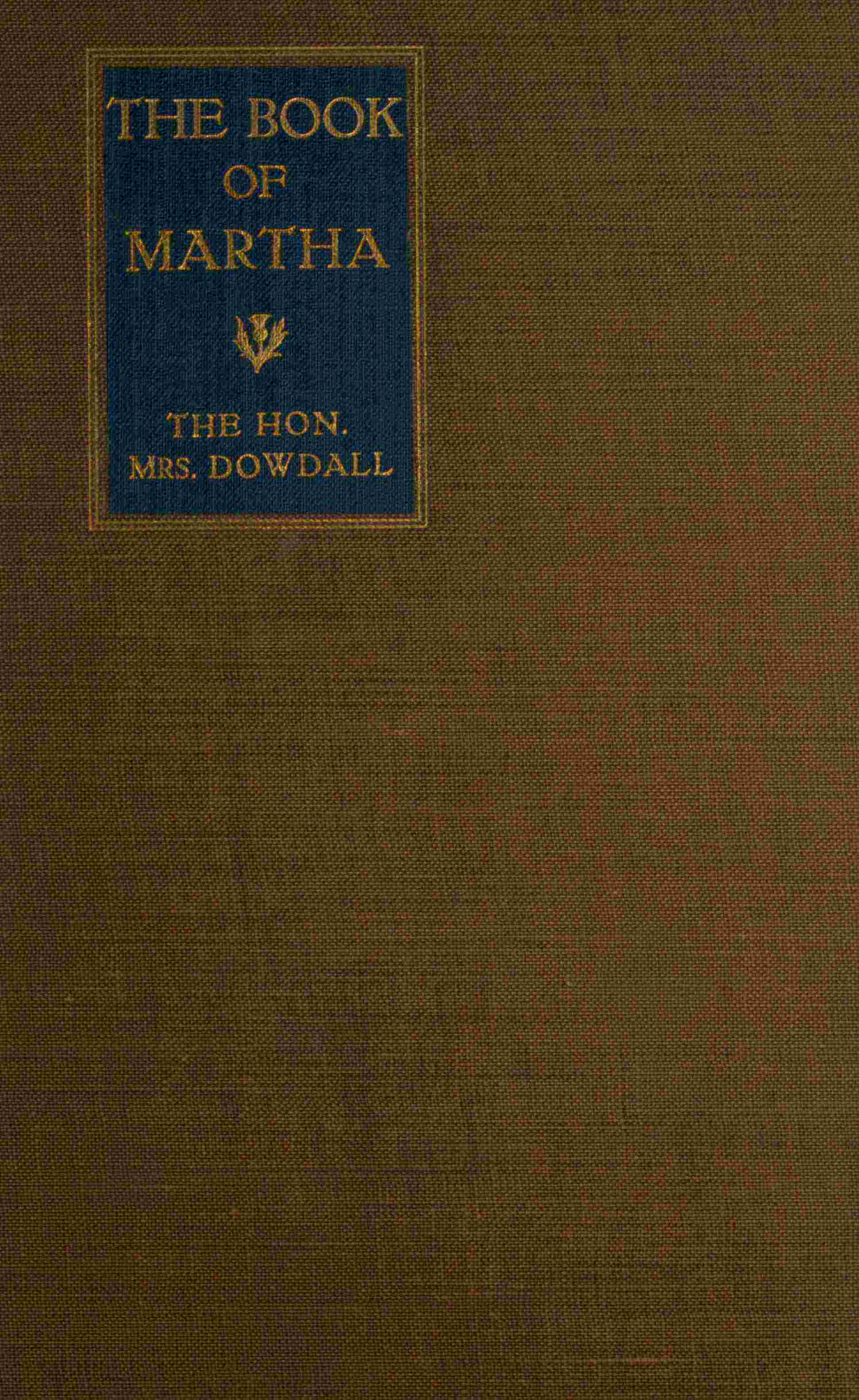 The book of Martha cover