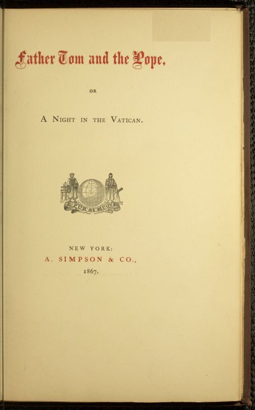 Father Tom and the Pope cover