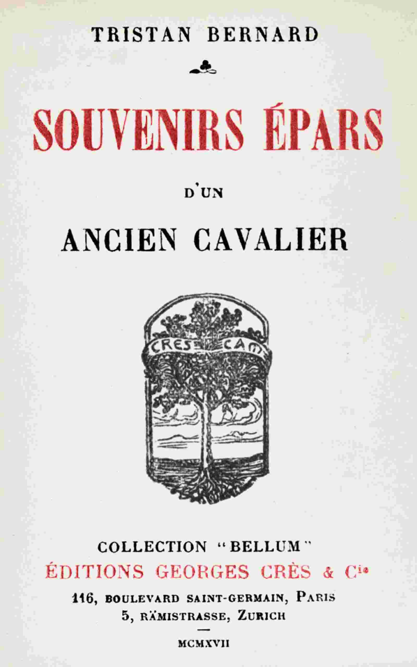 Souvenirs épars d'un ancien cavalier cover