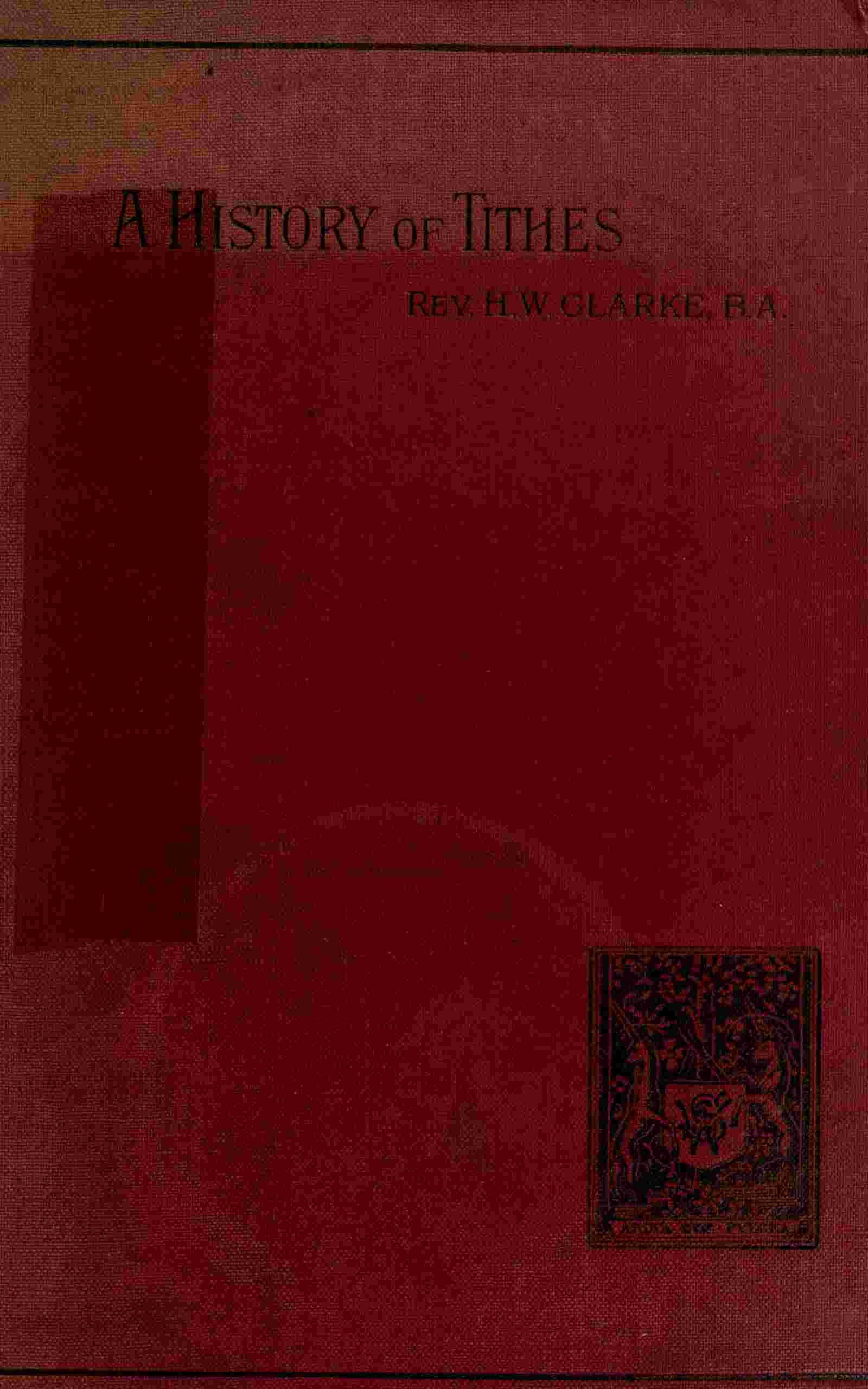 A history of tithes cover