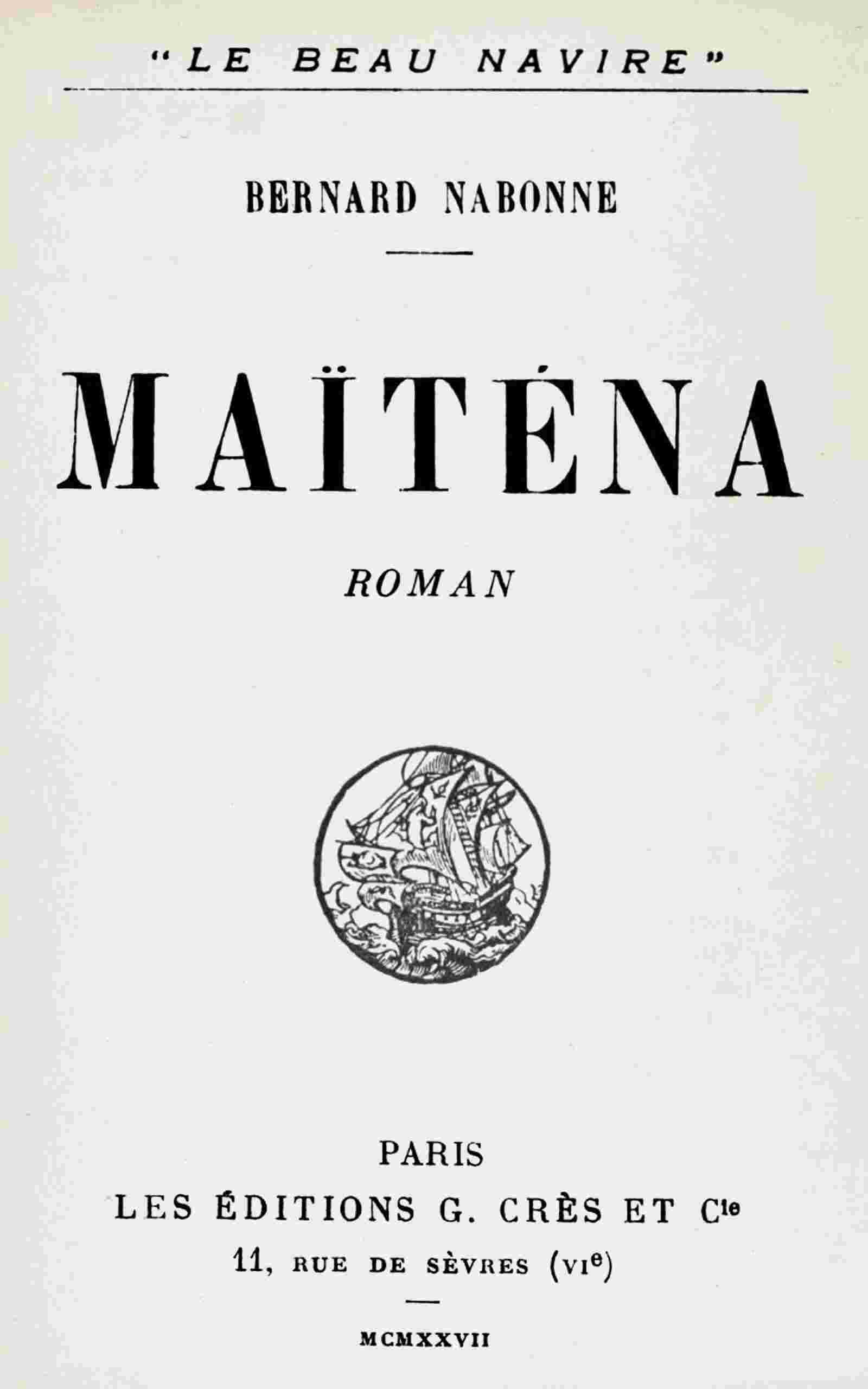 Maïténa cover