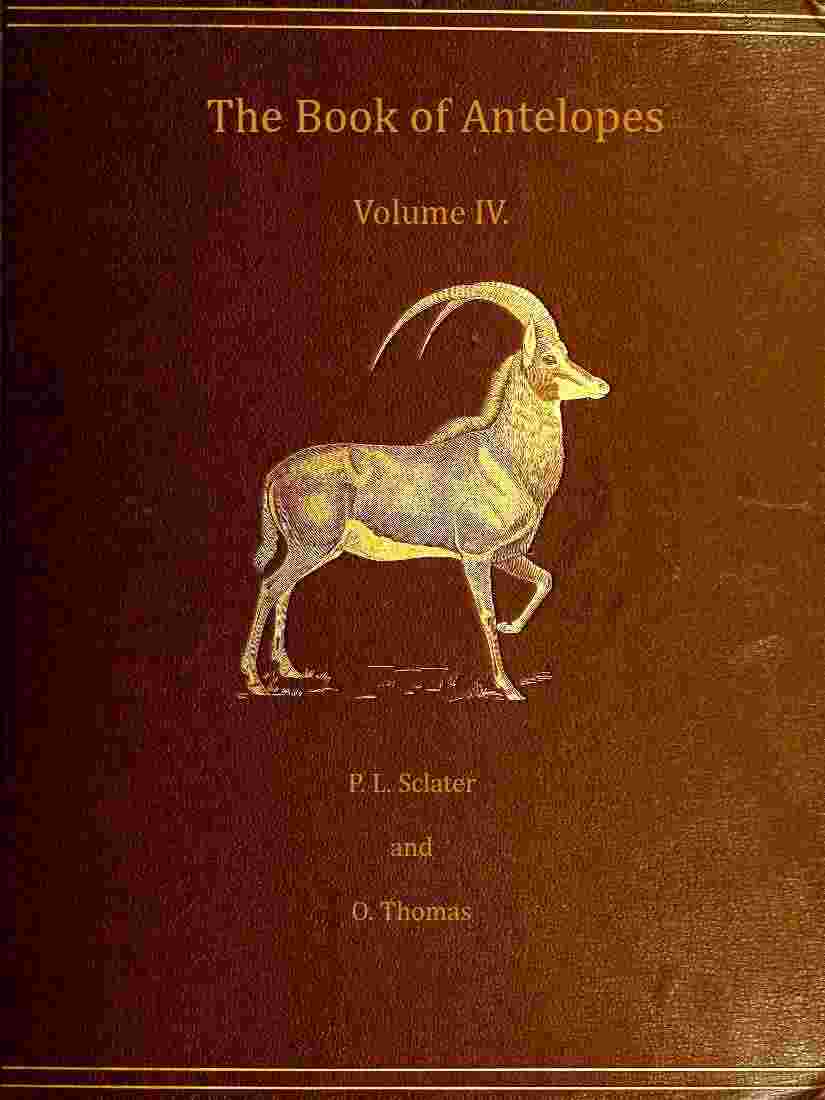 The book of antelopes, vol. 4 (of 4) cover