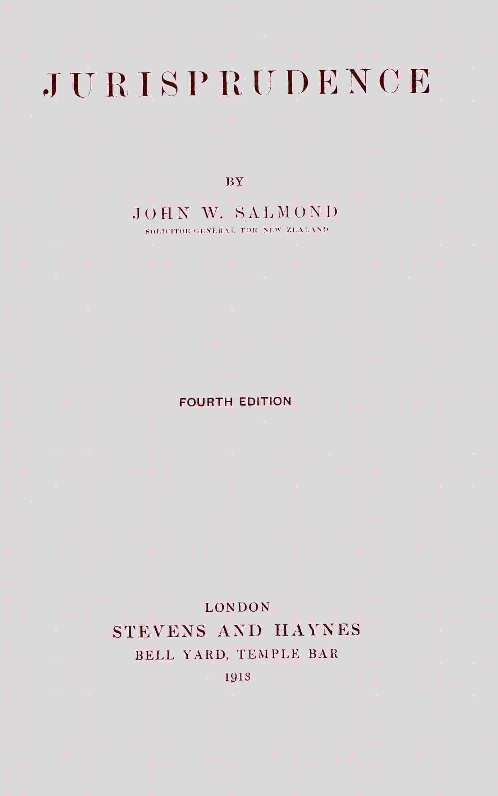 Jurisprudence cover