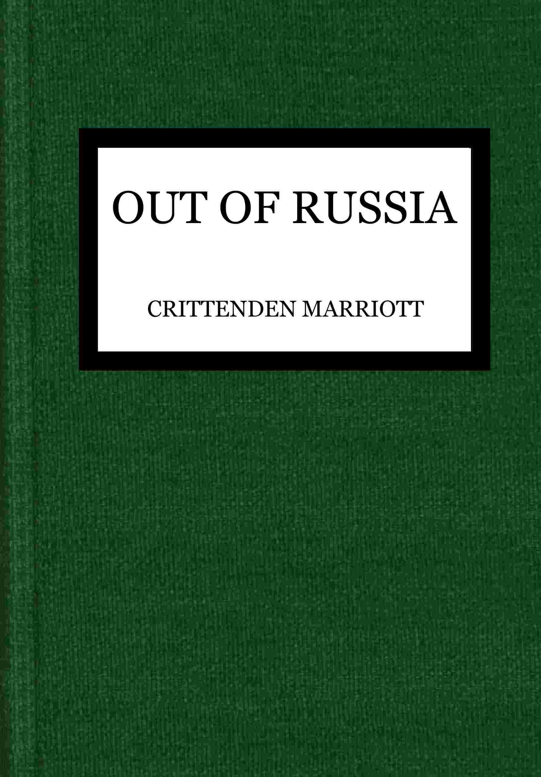 Out of Russia cover