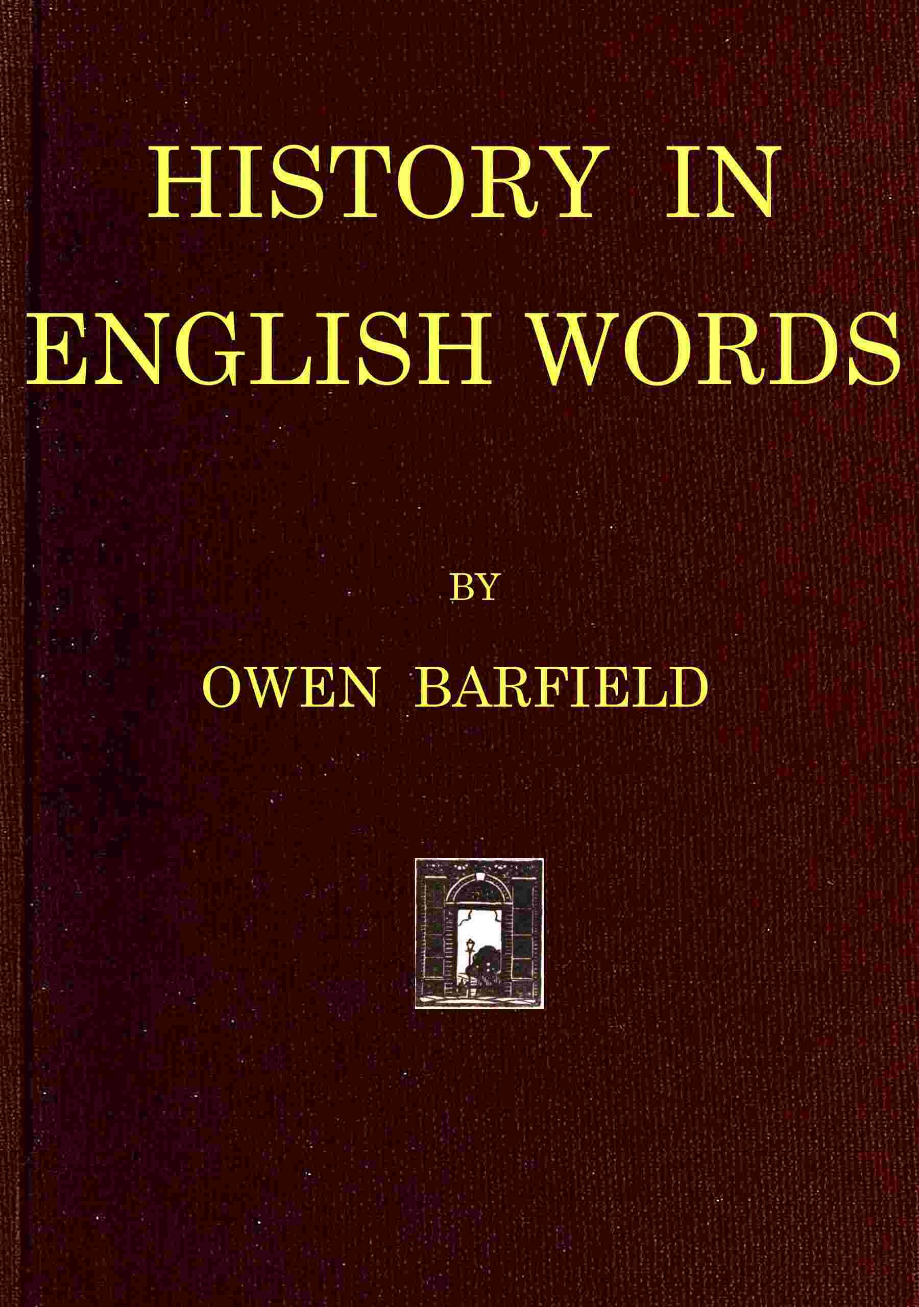 History in English words cover