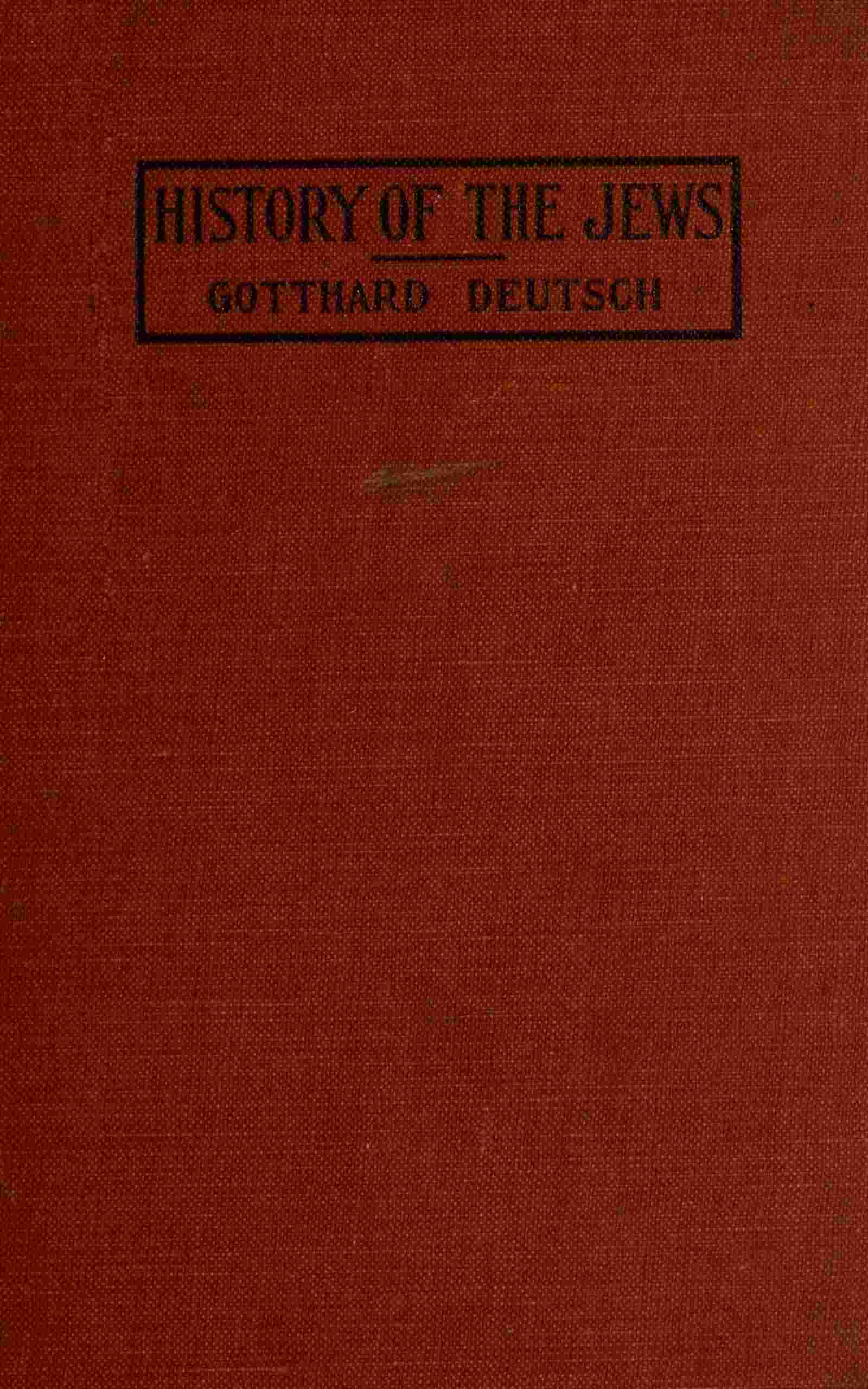 The history of the Jews cover