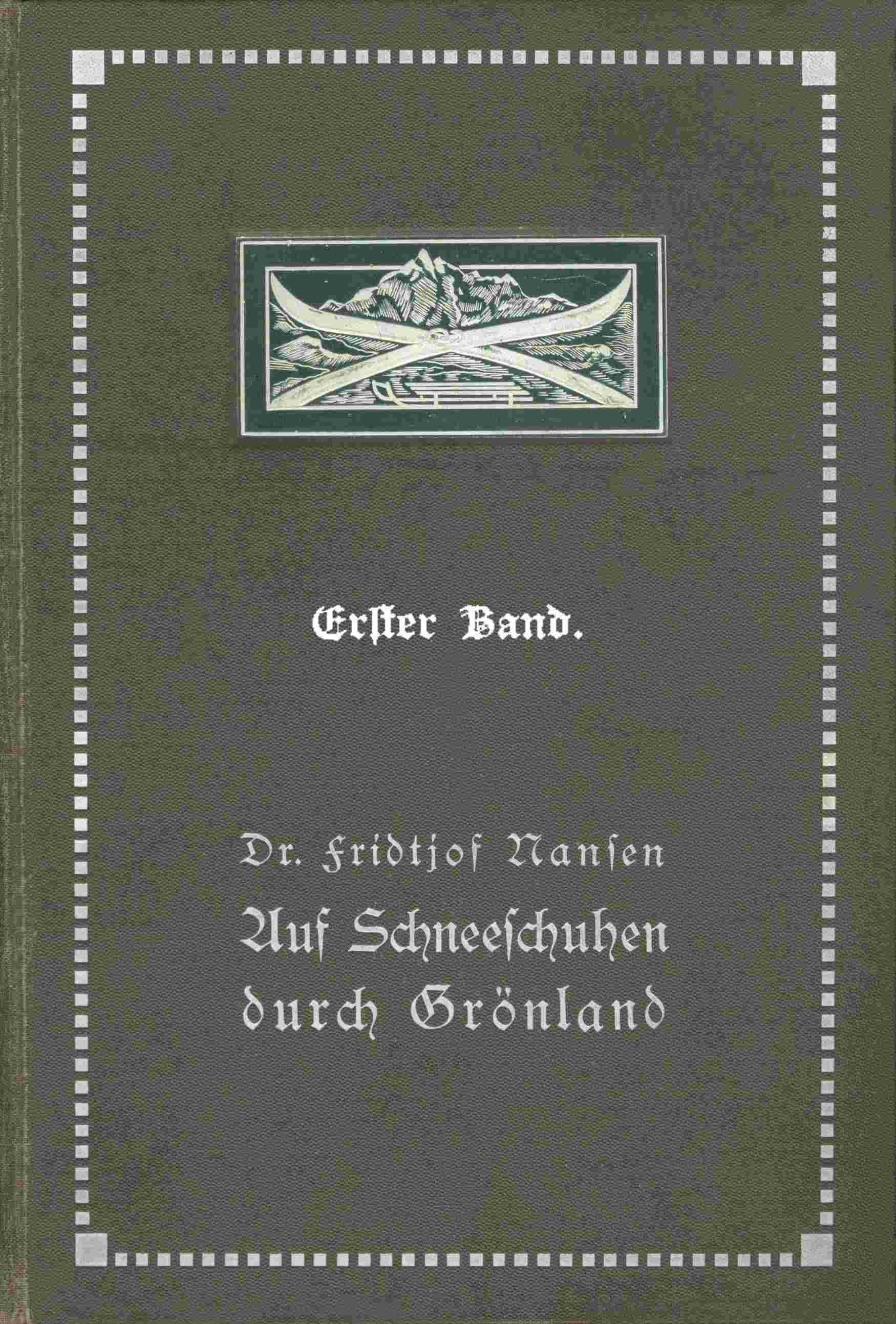 Auf Schneeschuhen durch Grönland. Erster Band cover