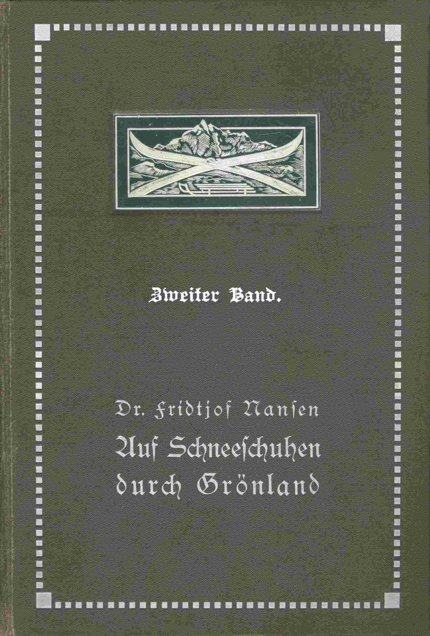 Auf Schneeschuhen durch Grönland. Zweiter Band cover