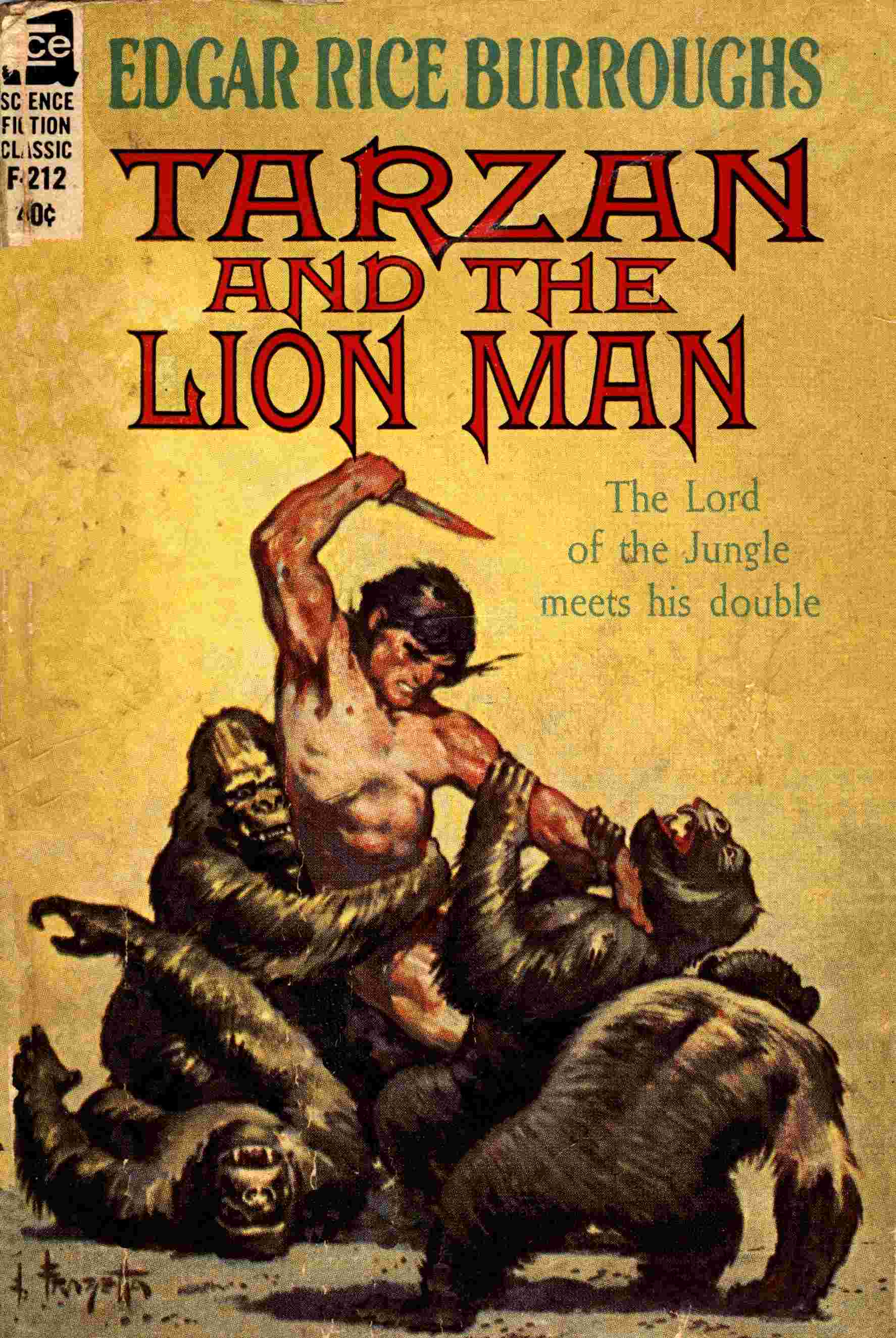 Tarzan and the Lion Man cover
