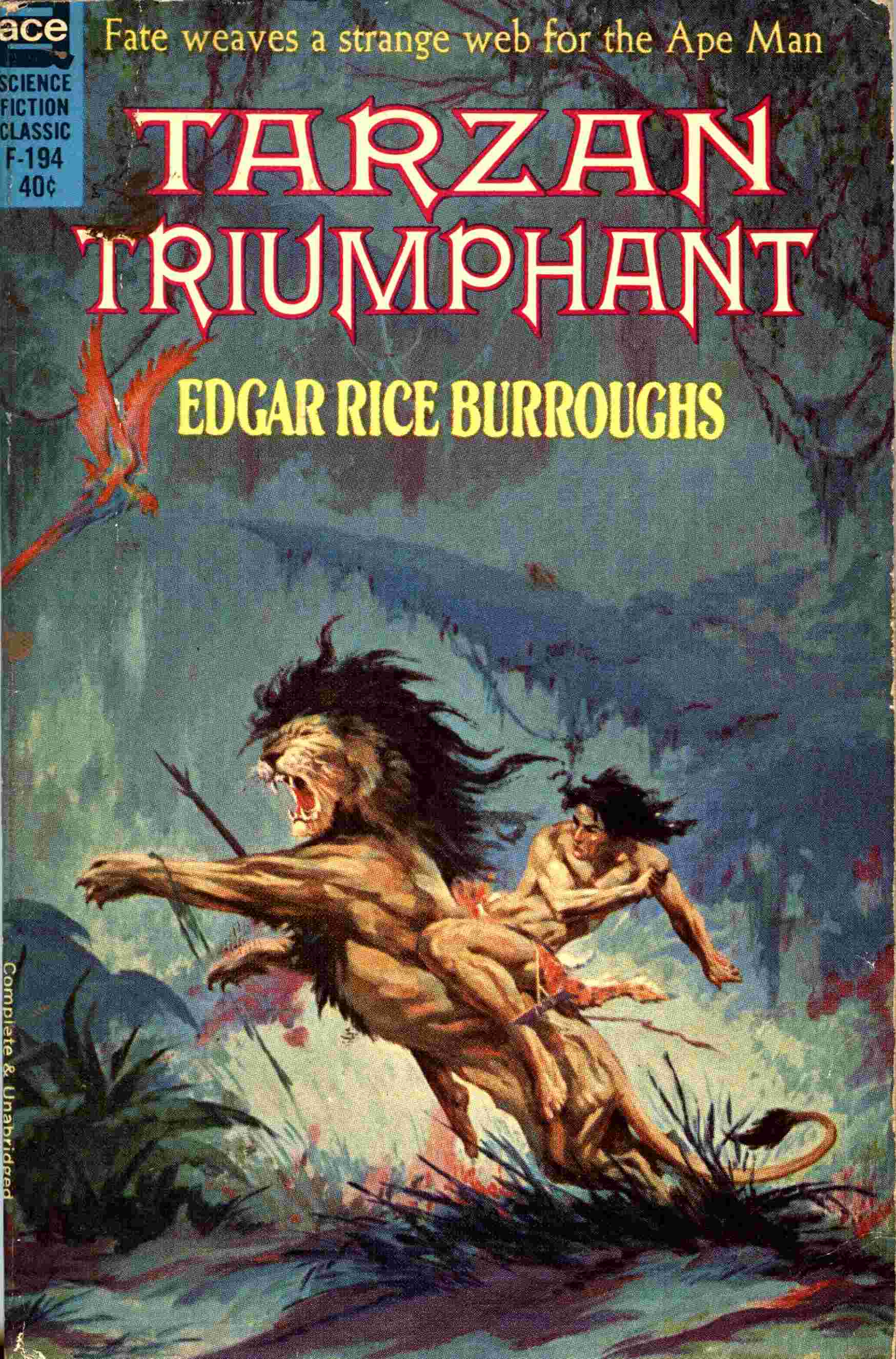 Tarzan triumphant cover