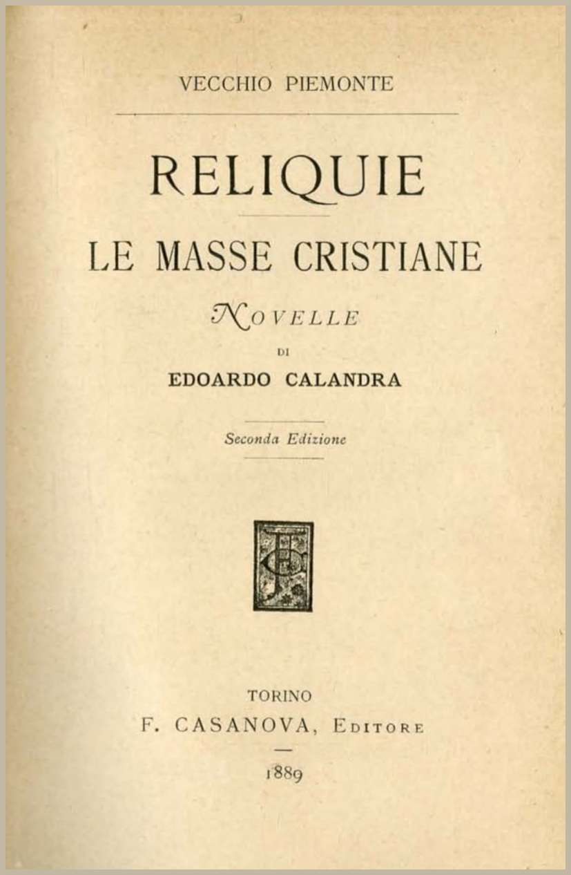 Reliquie - Le masse cristiane cover