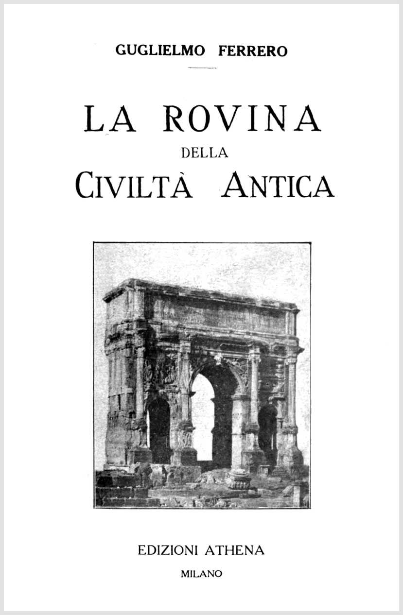 La rovina della civiltà antica cover