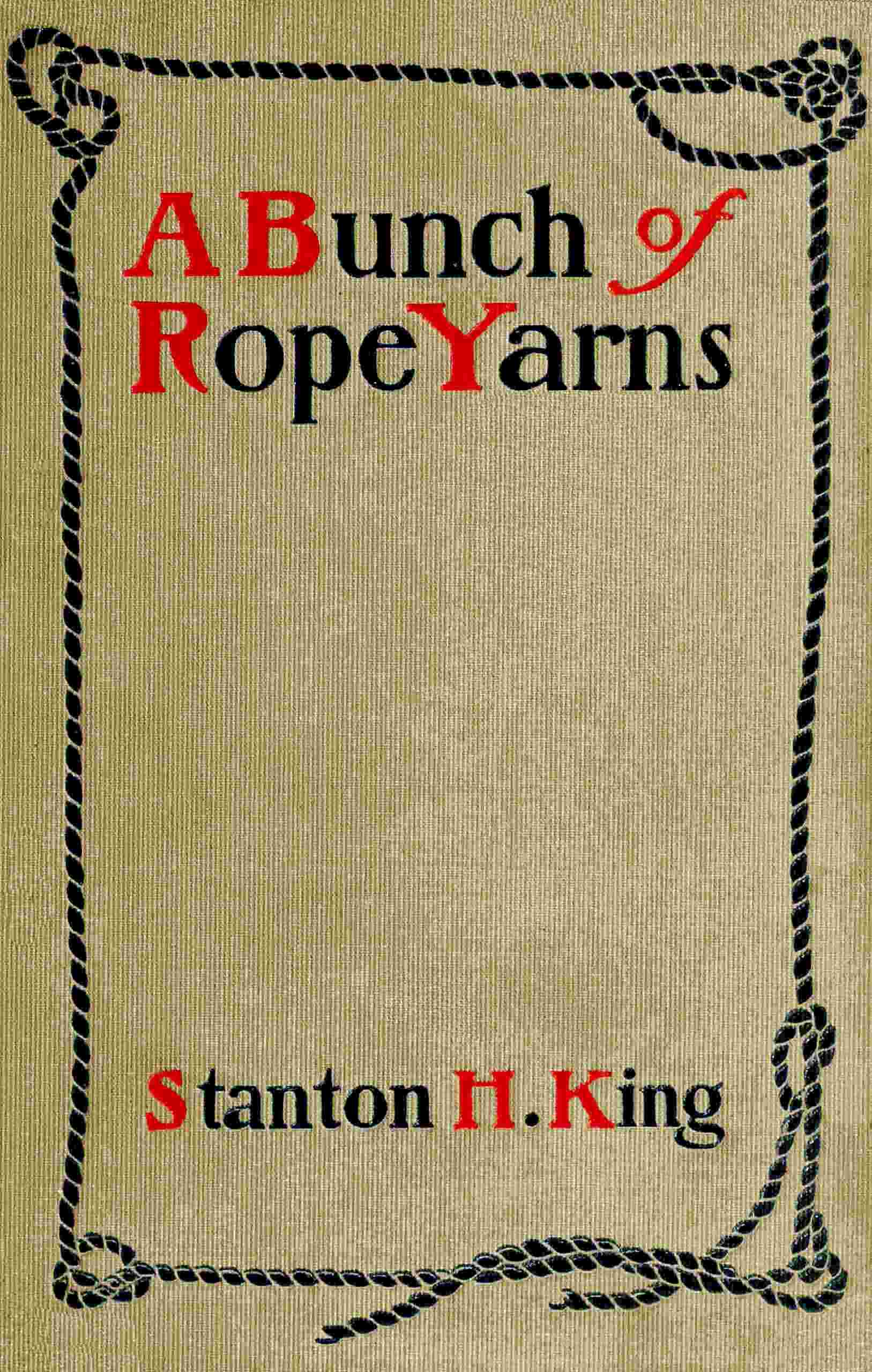 A bunch of rope yarns cover