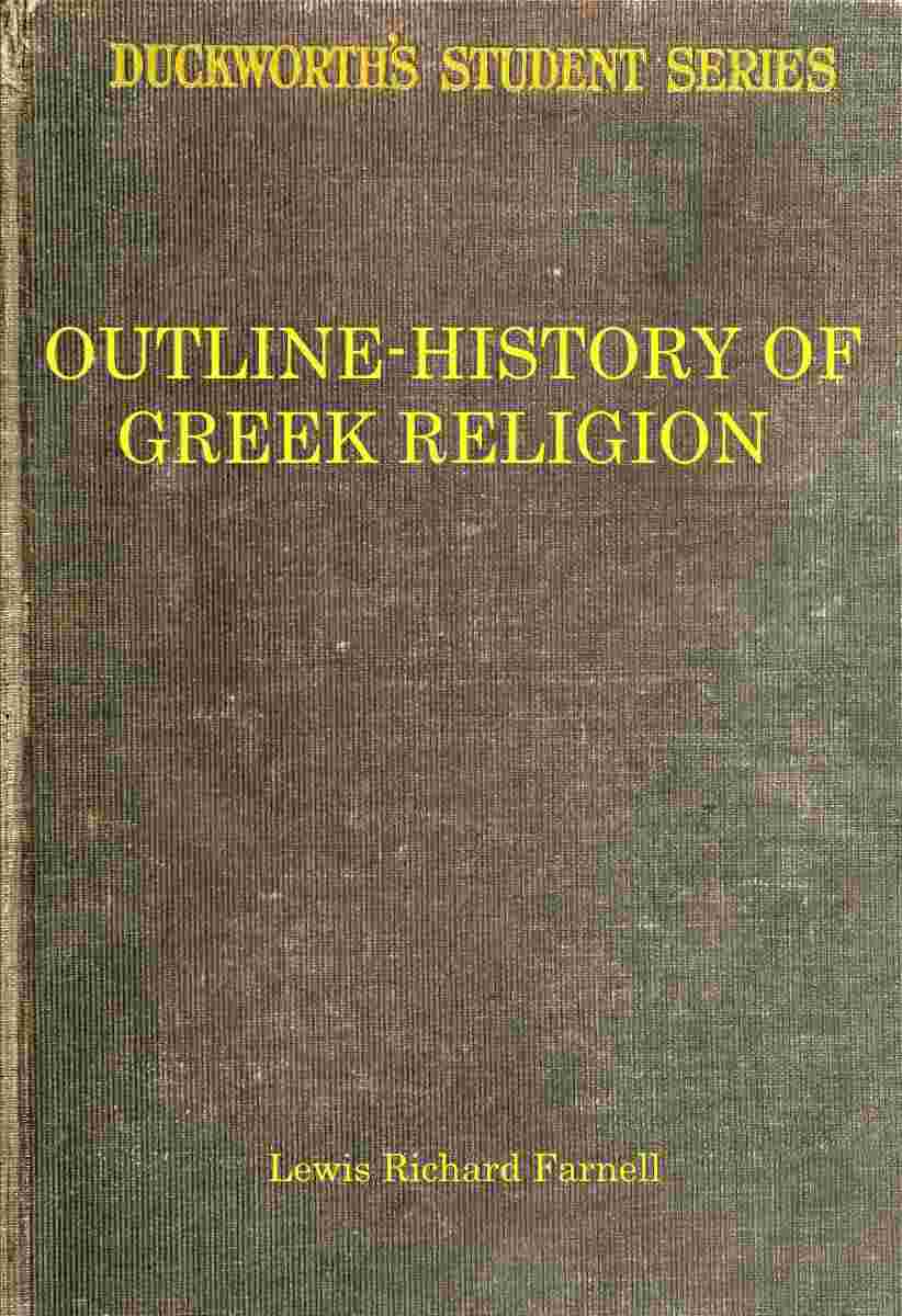Outline-history of Greek religion cover