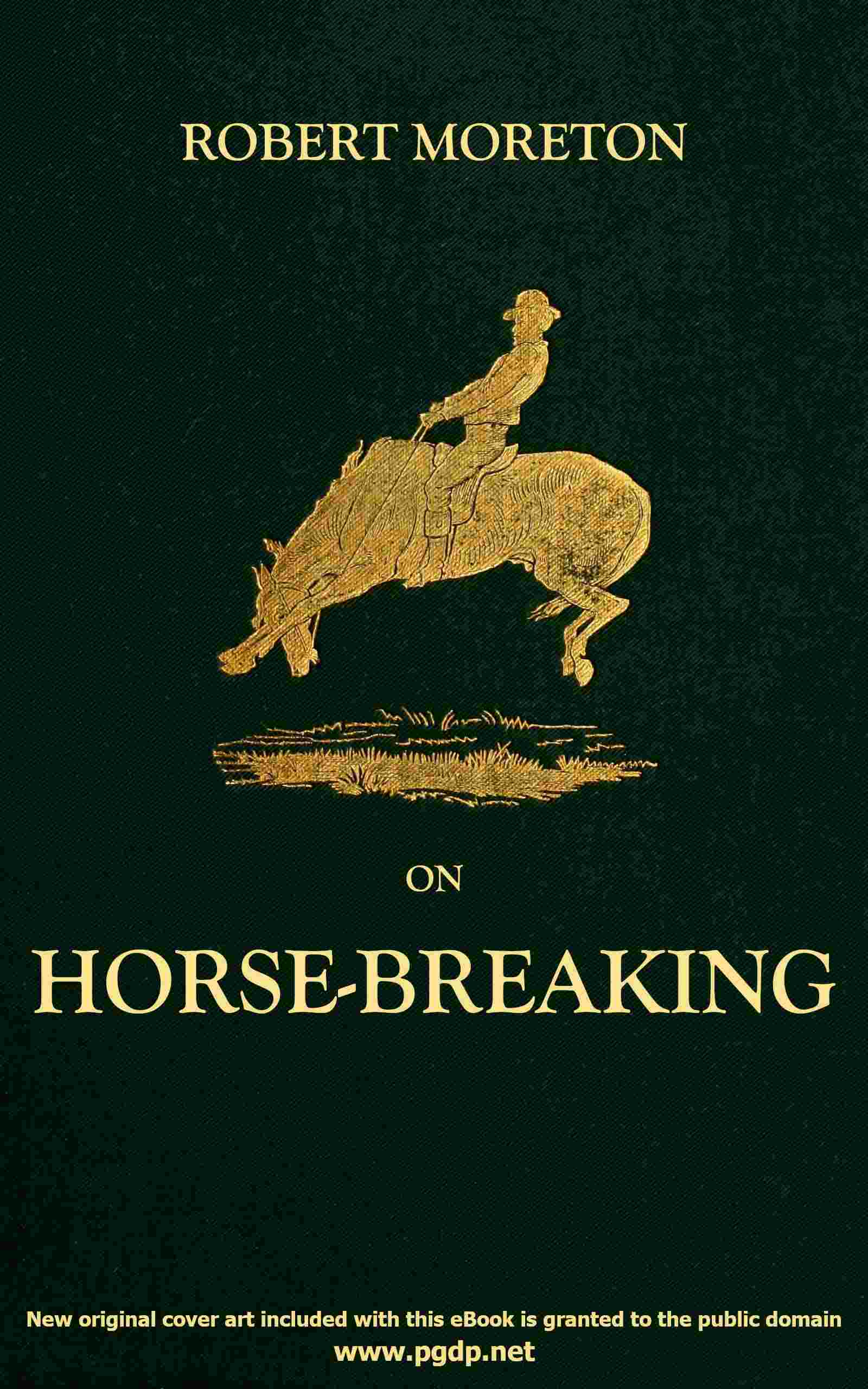 On horse-breaking cover