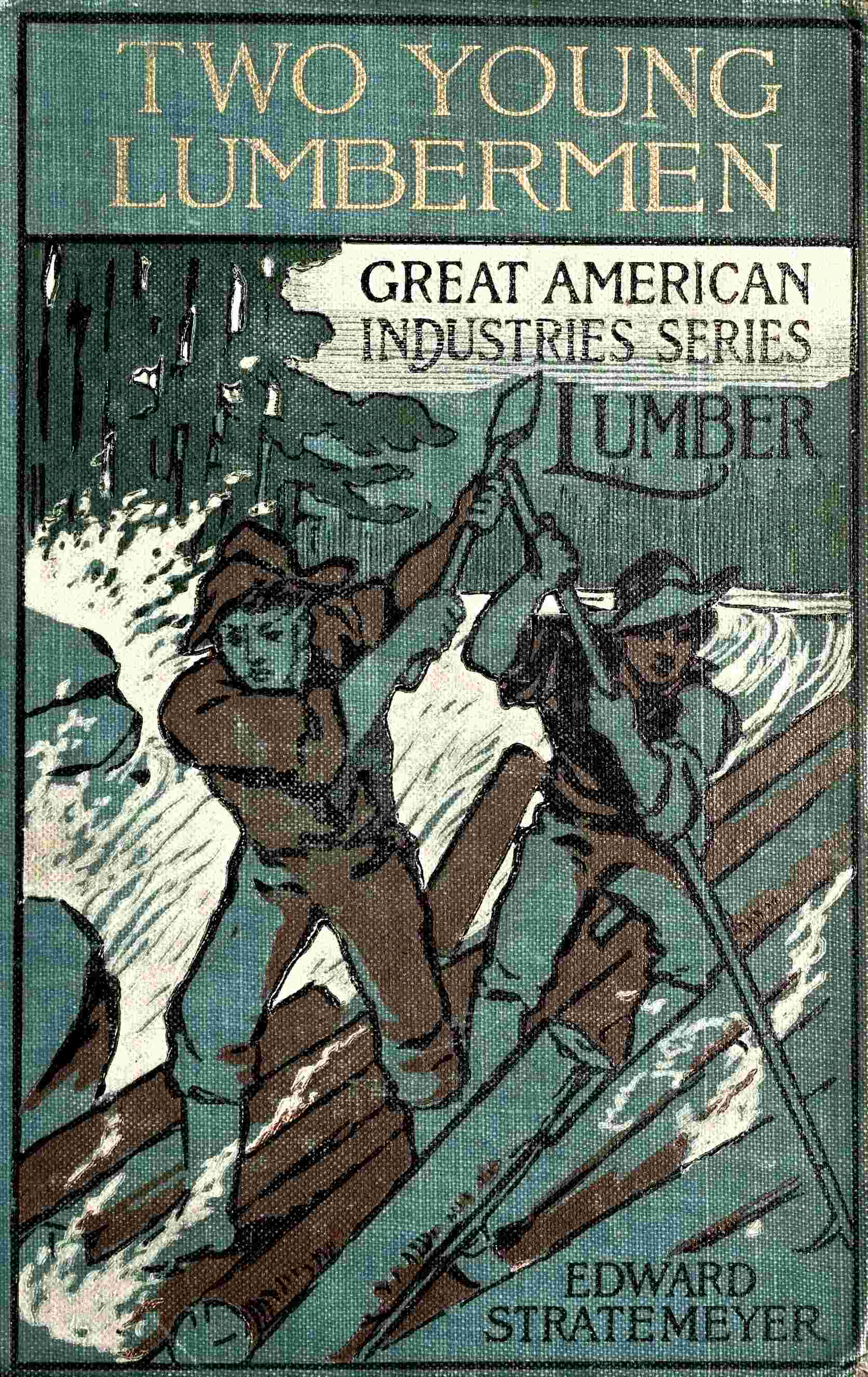 Two young lumbermen cover