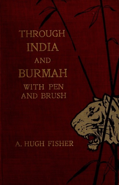 Through India and Burmah with pen and brush cover