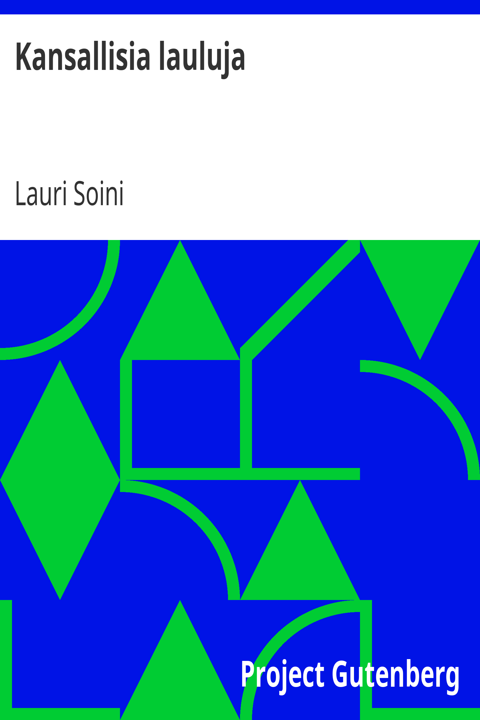 Kansallisia lauluja cover
