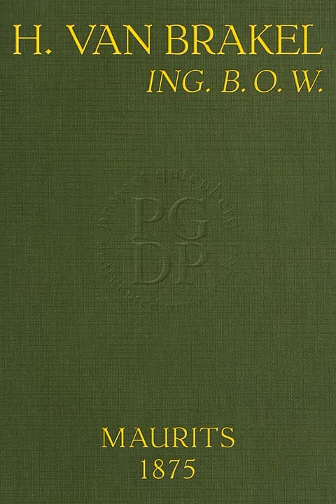 H. van Brakel, Ing. B.O.W. cover
