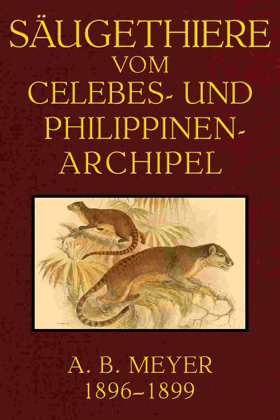 Säugethiere vom Celebes- und Philippinen-Archipel cover