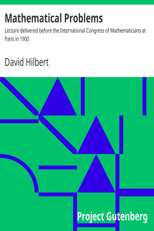 Mathematical Problems cover