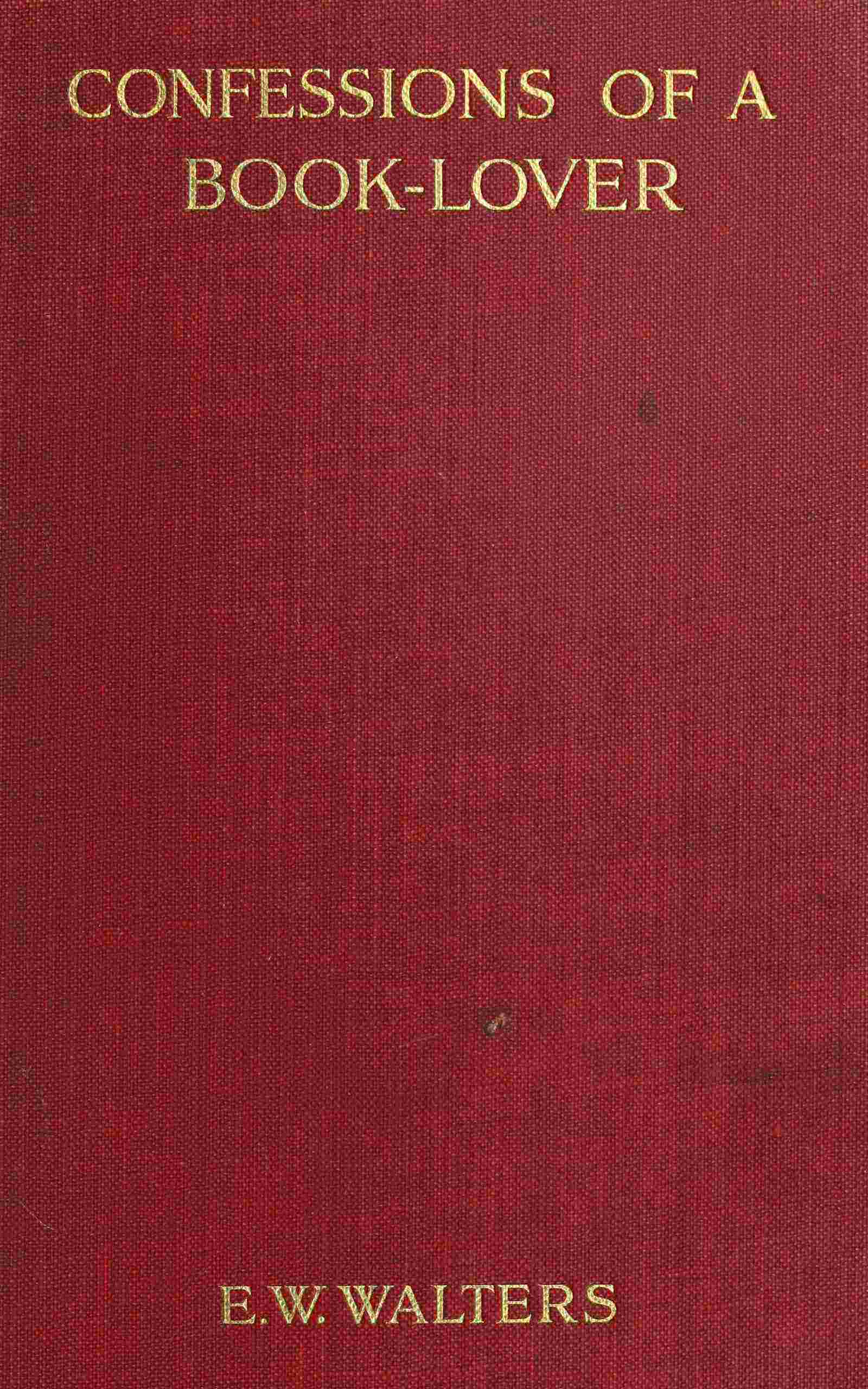 Confessions of a book-lover cover