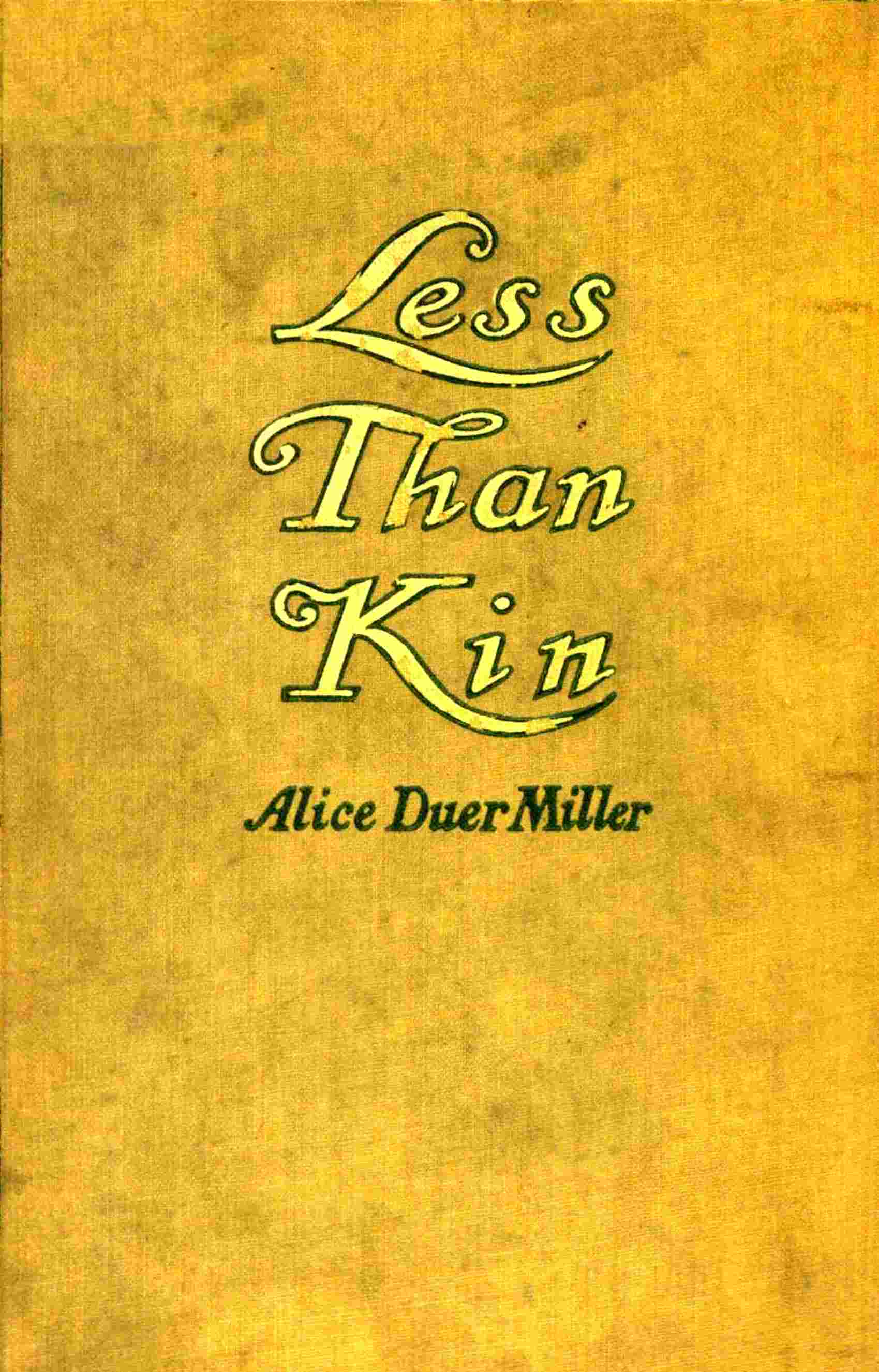 Less than kin cover