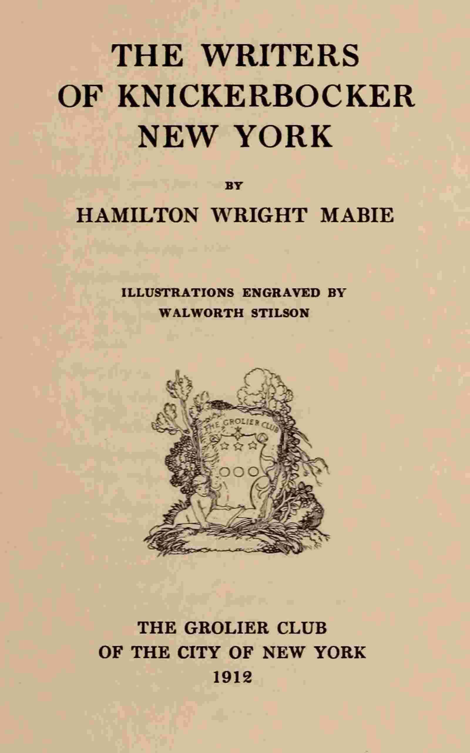 Writers of Knickerbocker New York cover