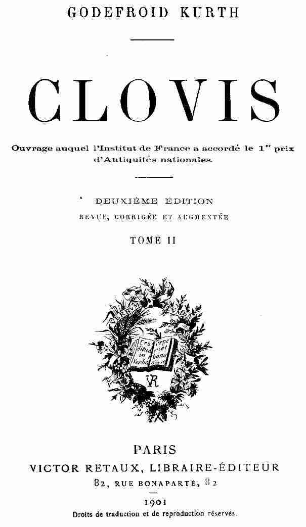 Clovis, Tome 2 (of 2) cover