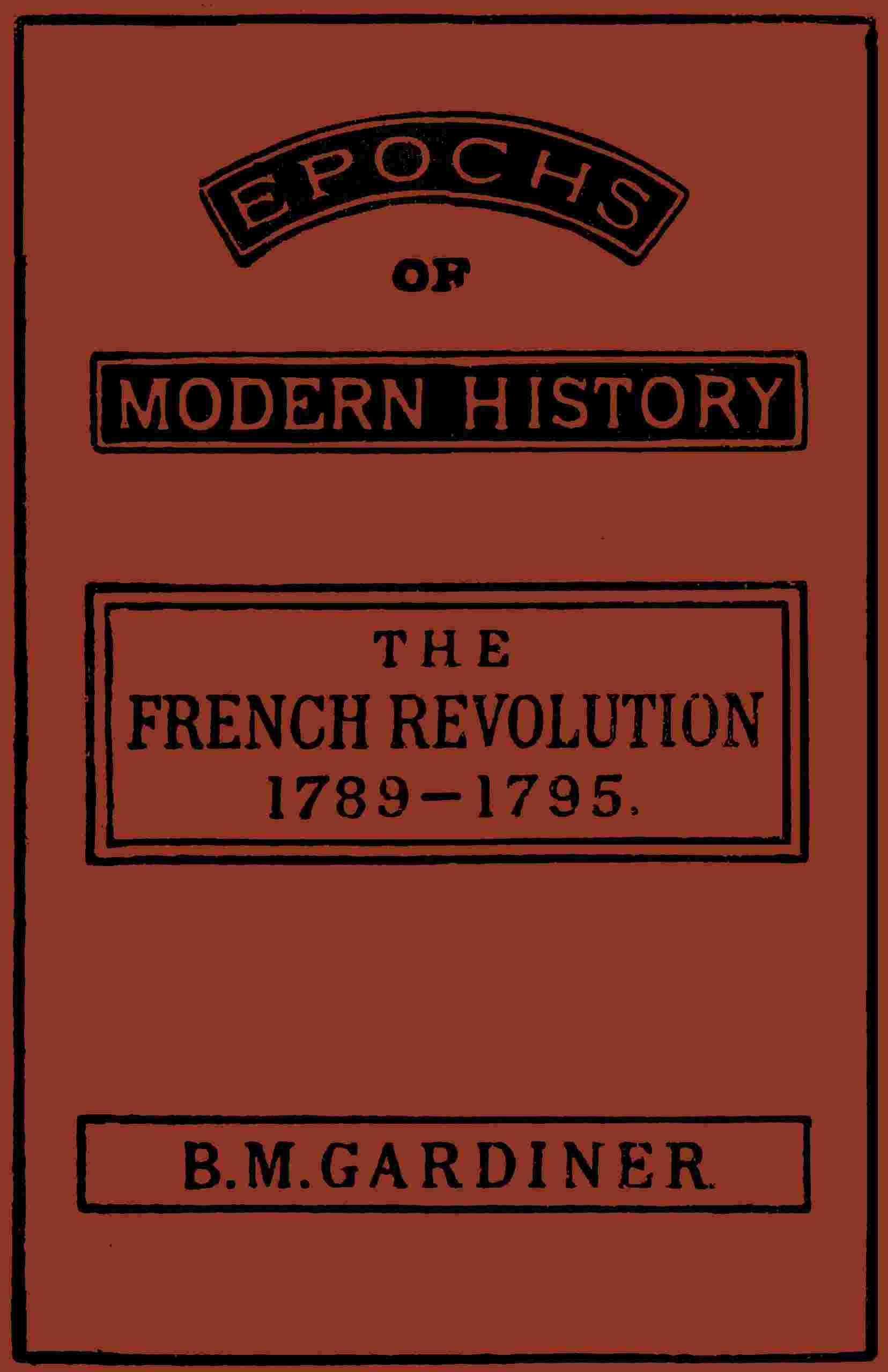 The French Revolution 1789-1795 cover