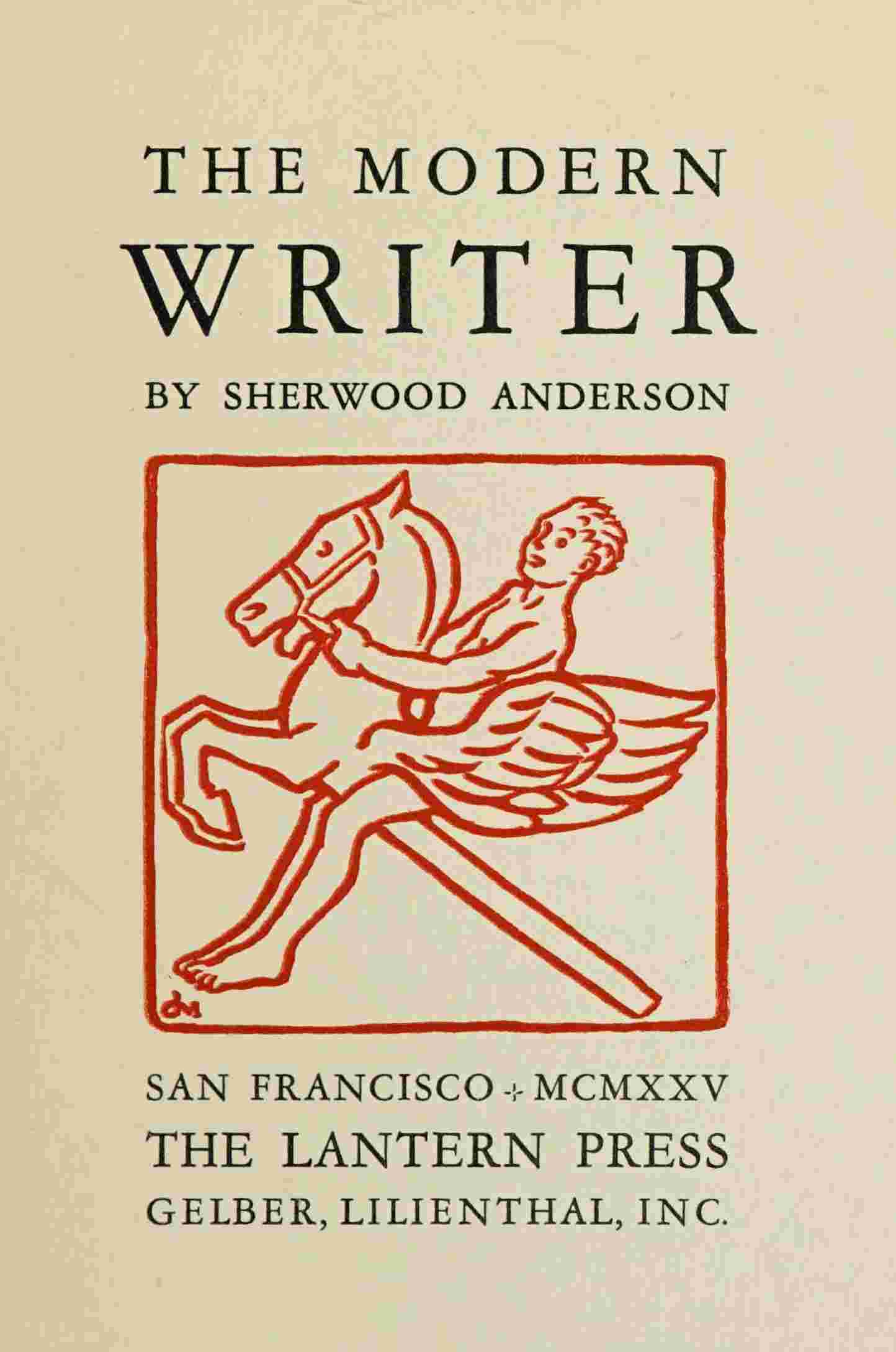 The modern writer cover