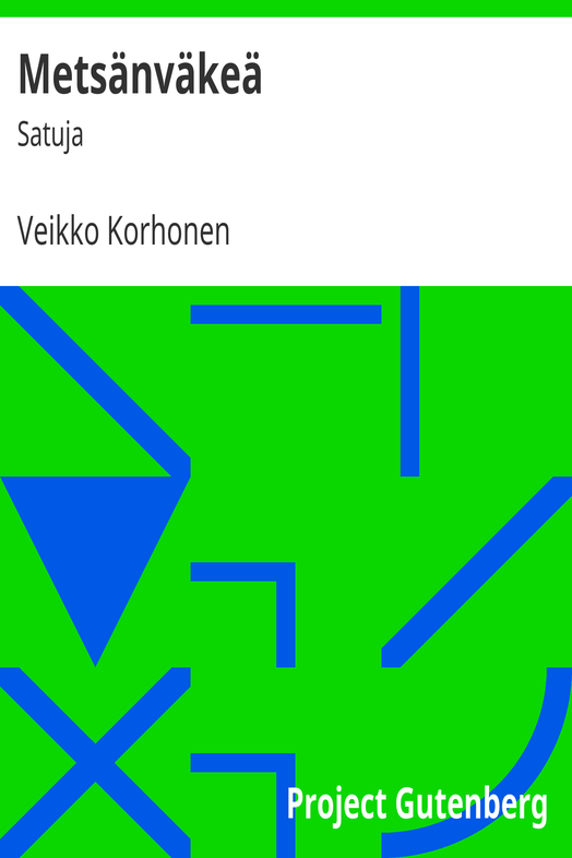 Metsänväkeä cover