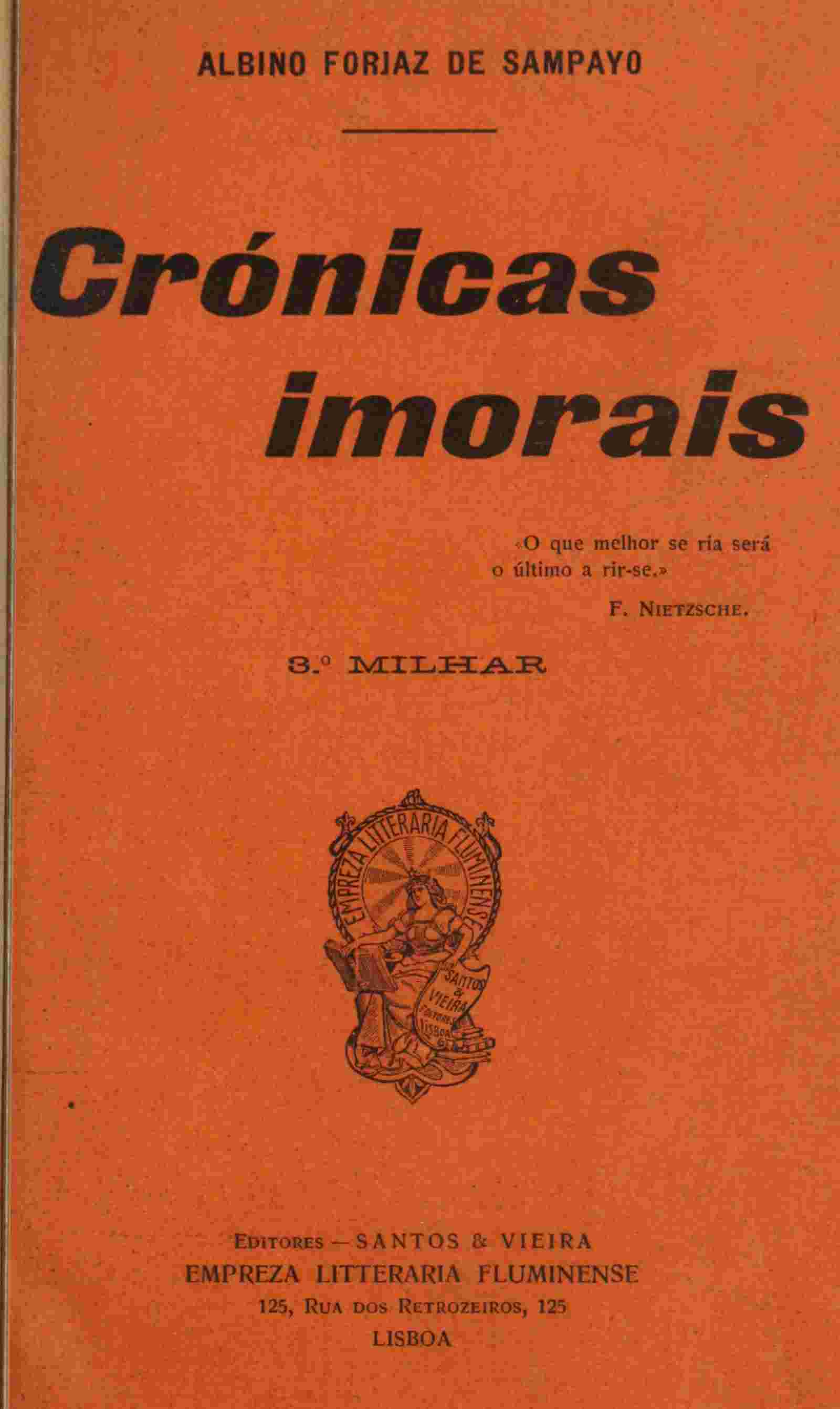 Crónicas imorais cover