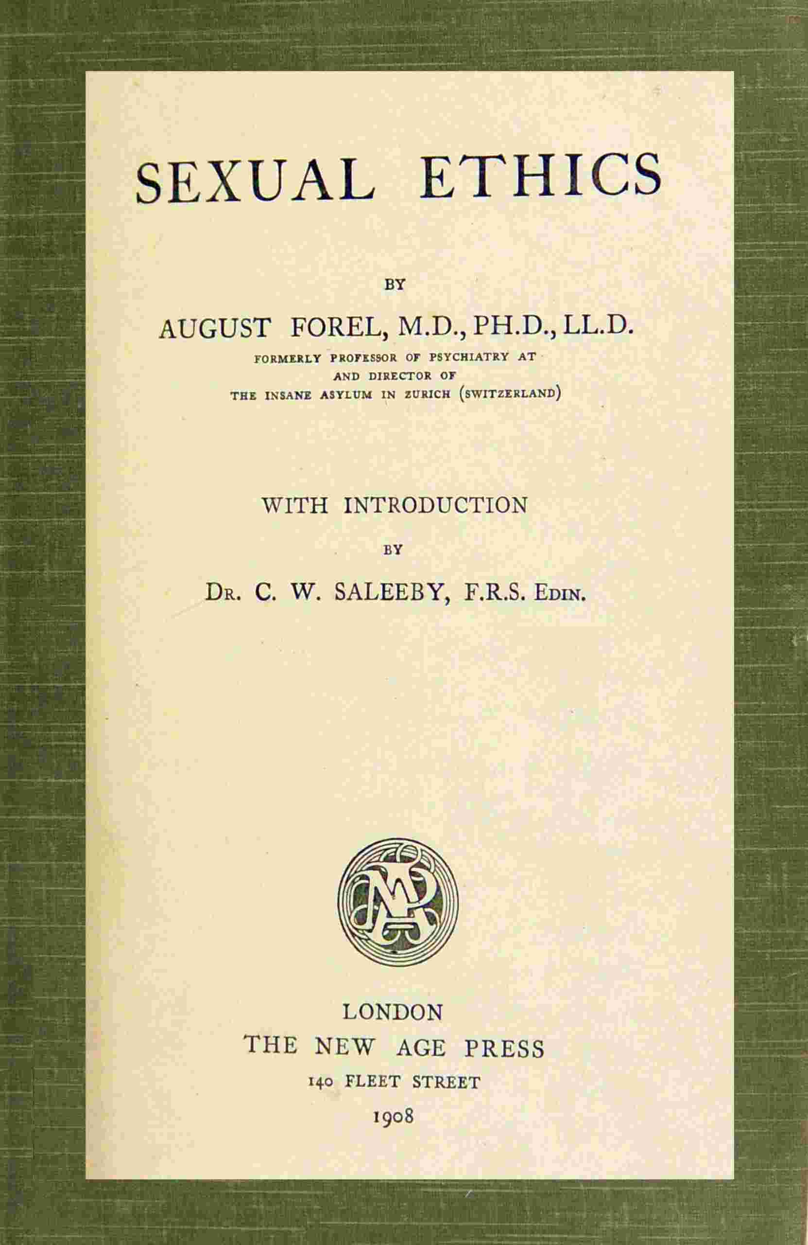 Sexual ethics cover