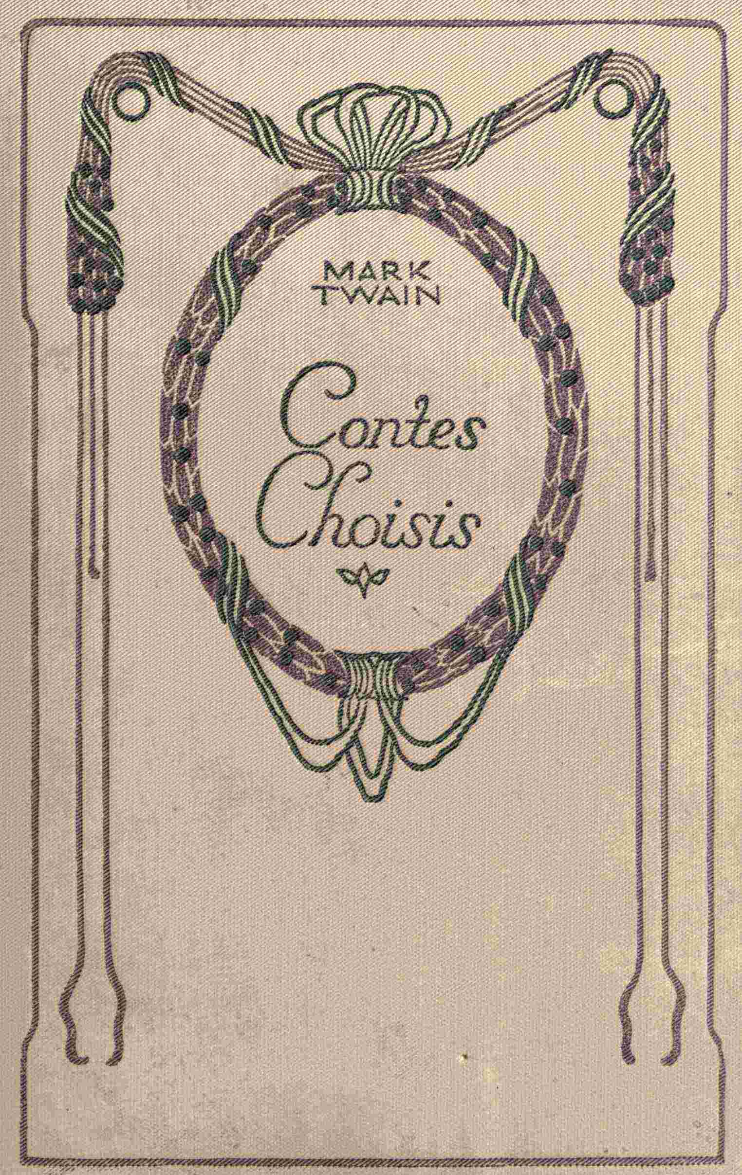 Contes choisis cover