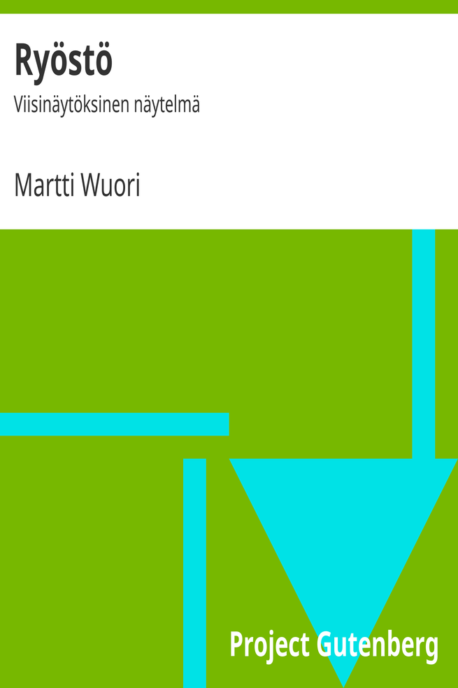 Ryöstö cover
