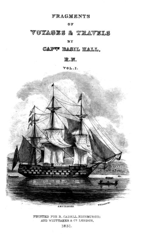 Fragments of voyages and travels, including anecdotes of a naval life cover