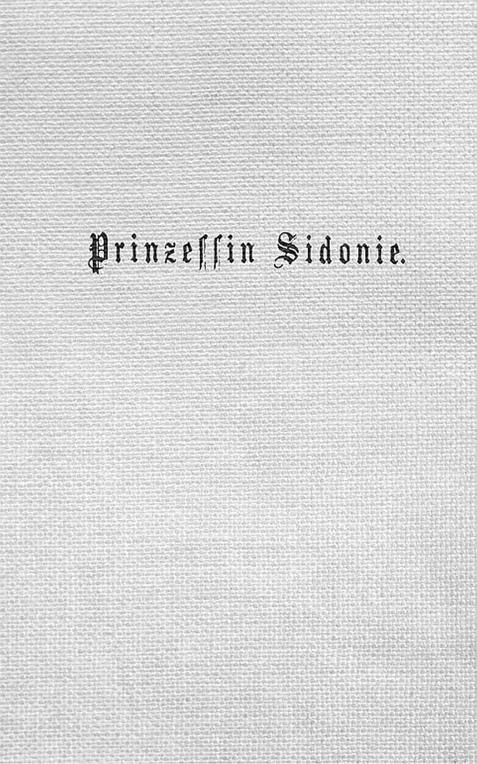 Prinzessin Sidonie (Band 1/3) cover