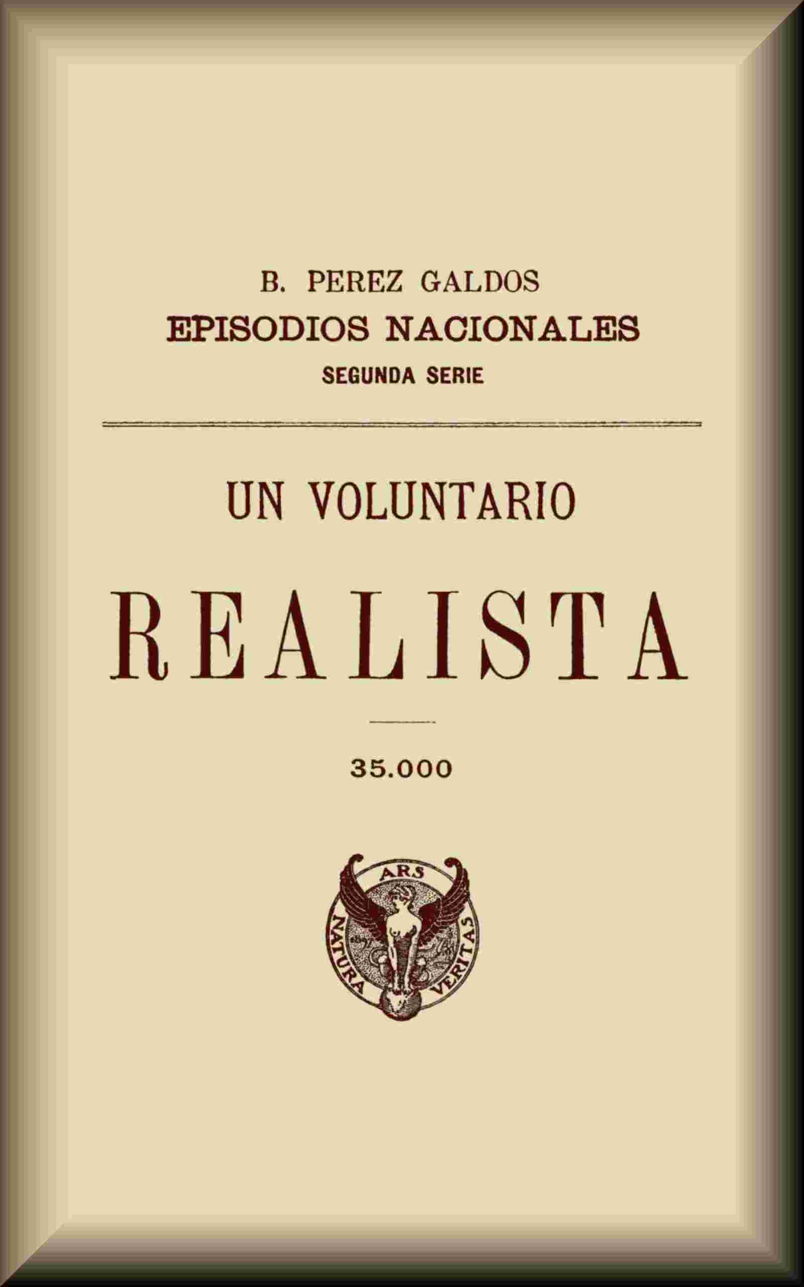 Un voluntario realista cover