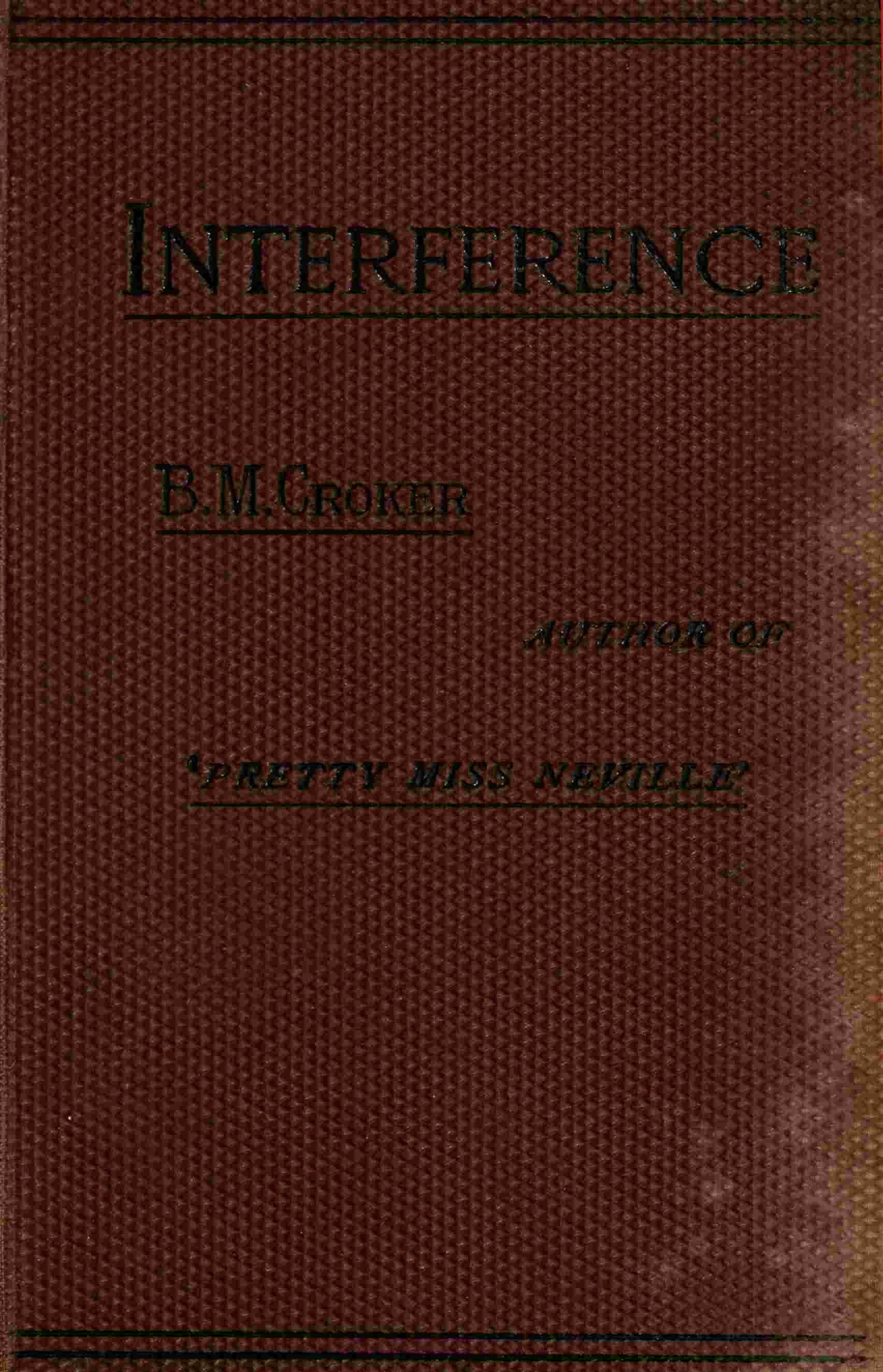 Interference cover