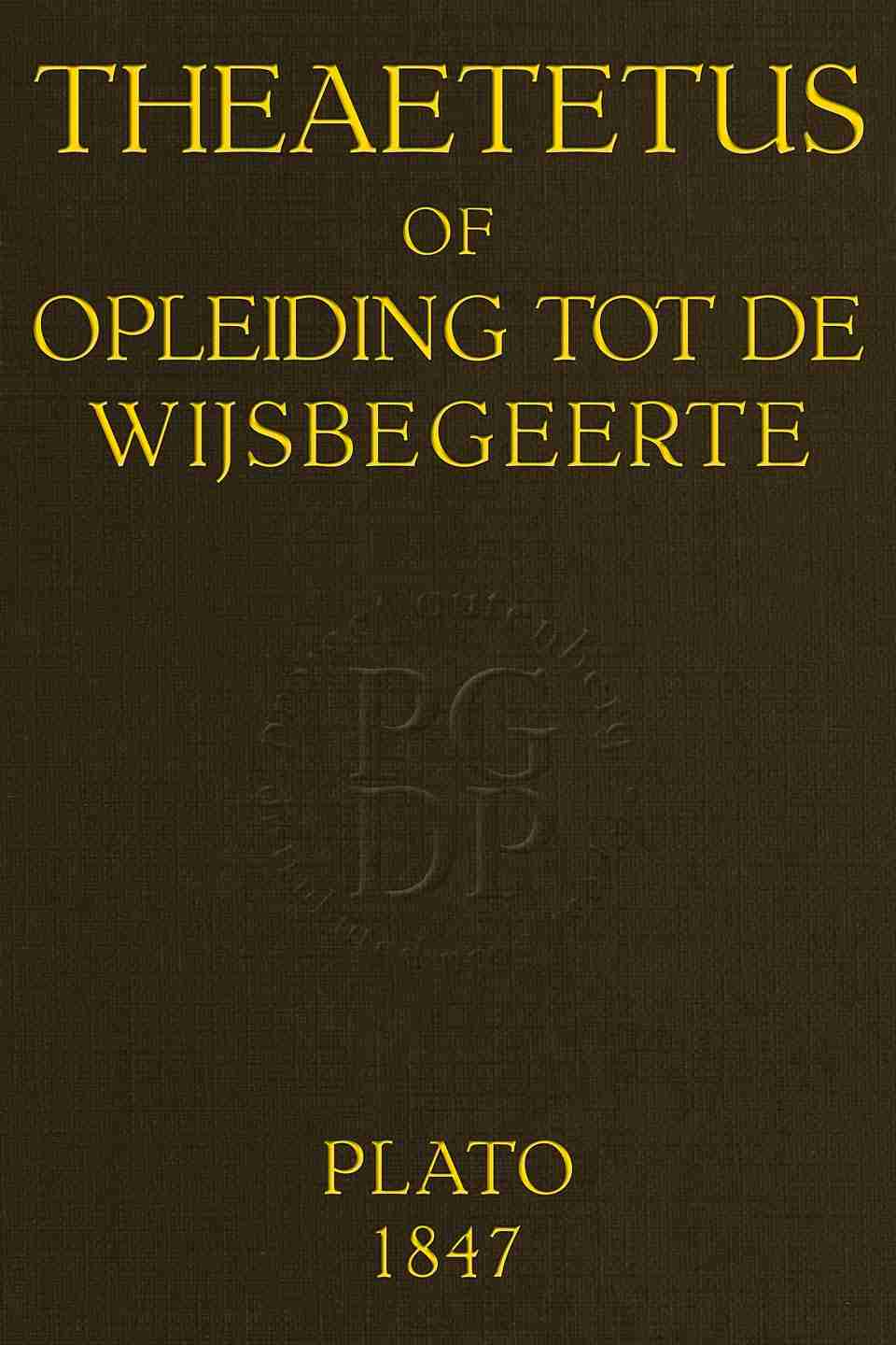 Theaetetus cover