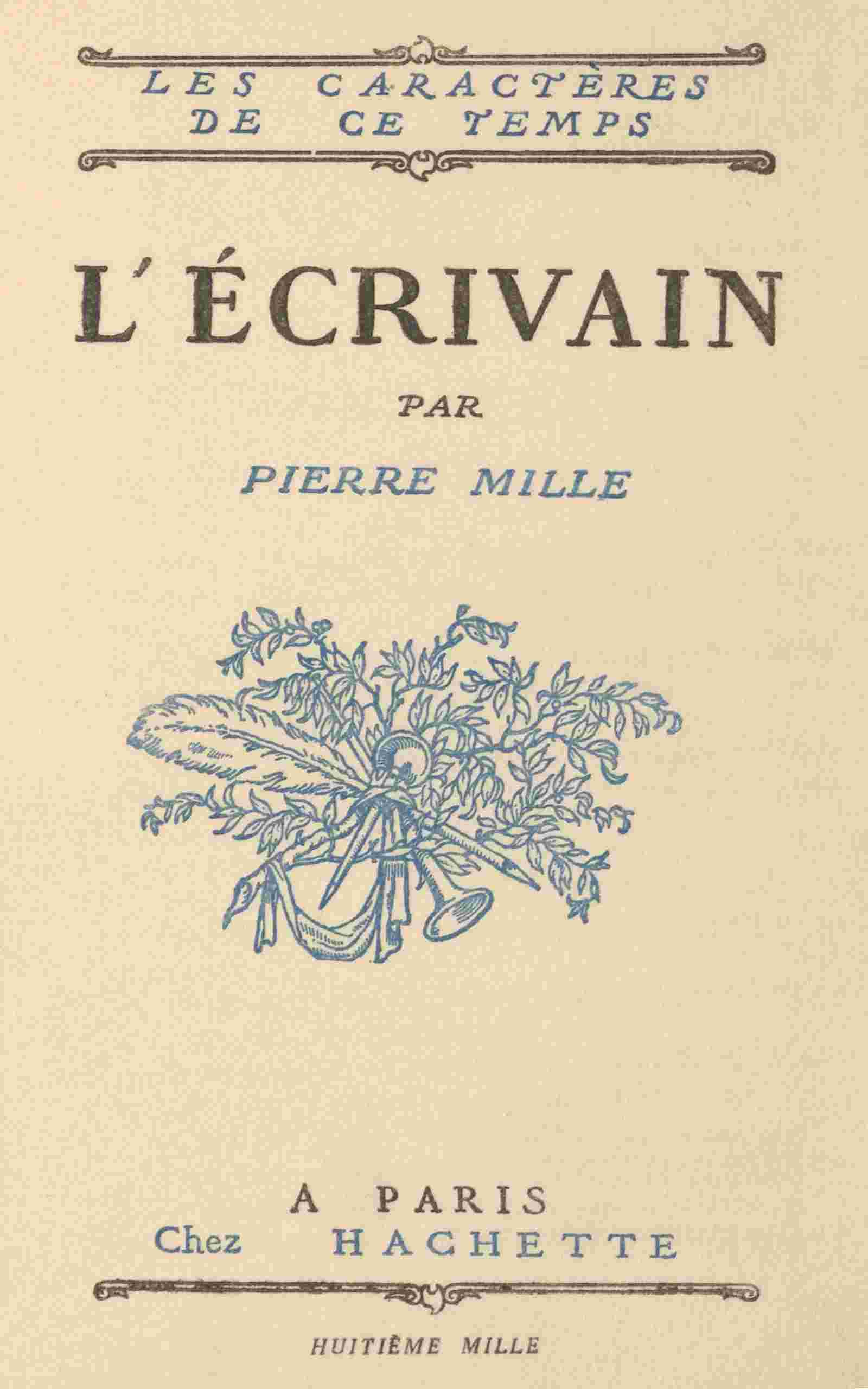 L'Écrivain cover