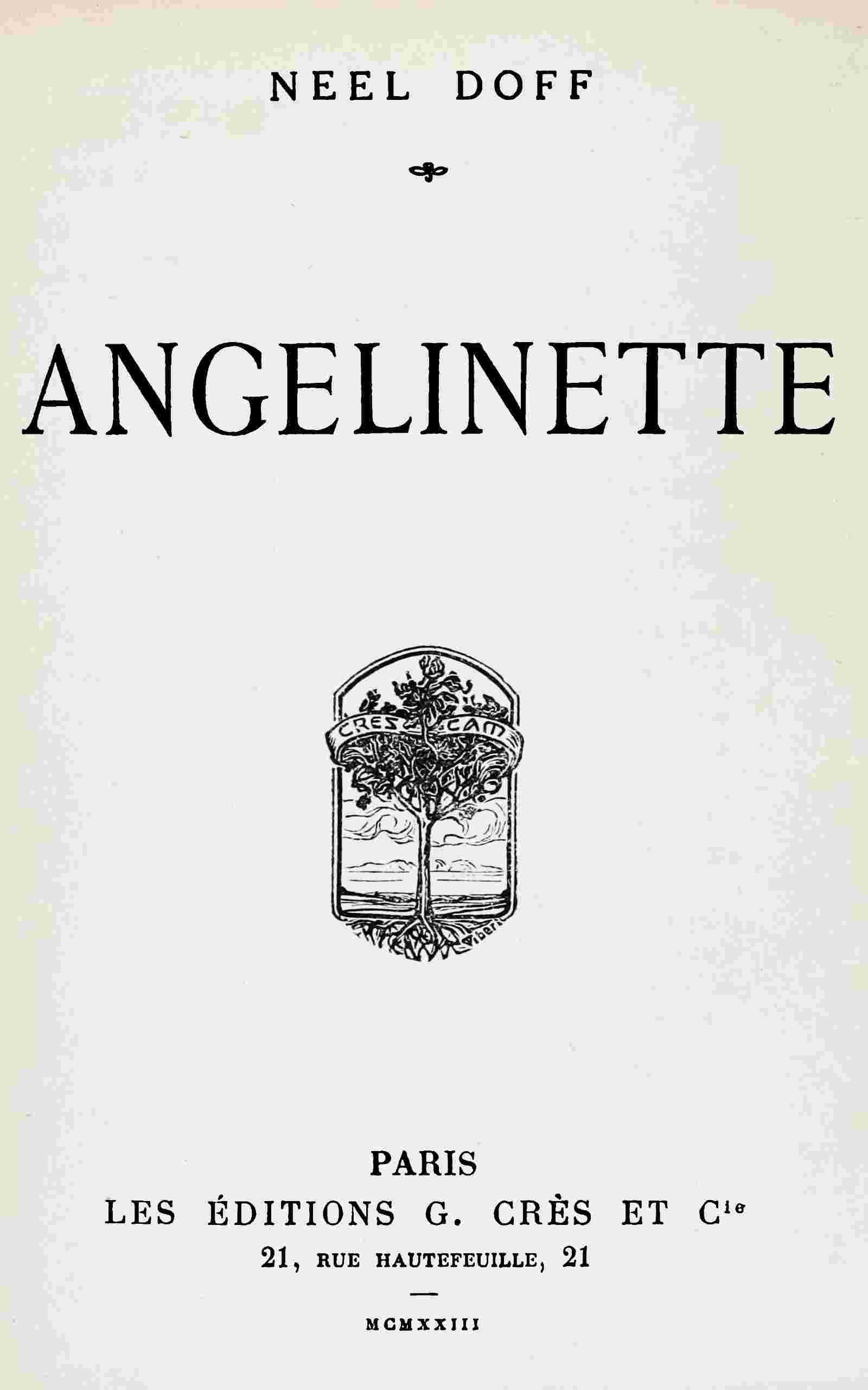 Angelinette cover