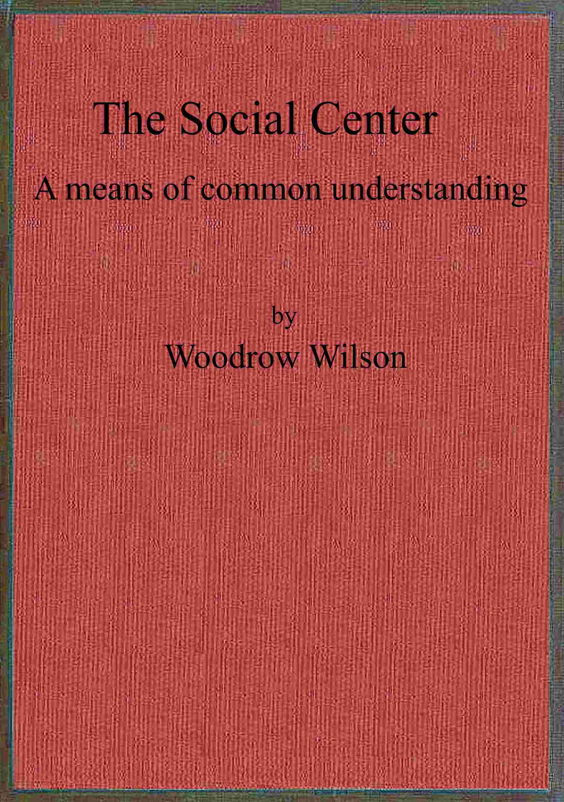 The social center cover