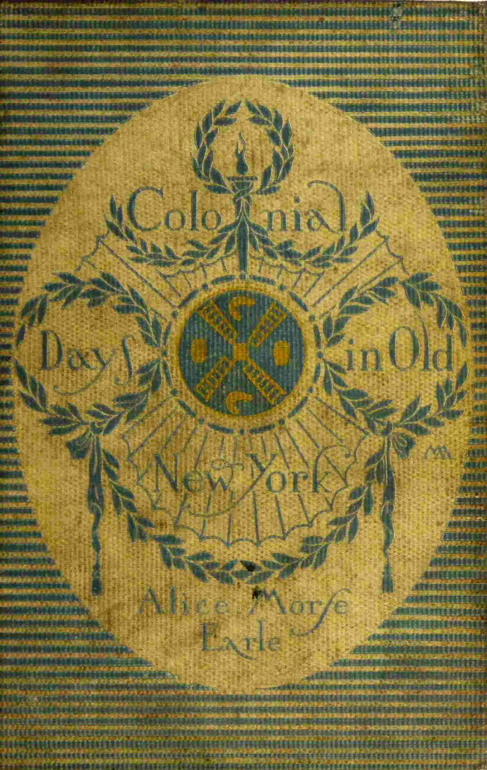 Colonial days in old New York cover
